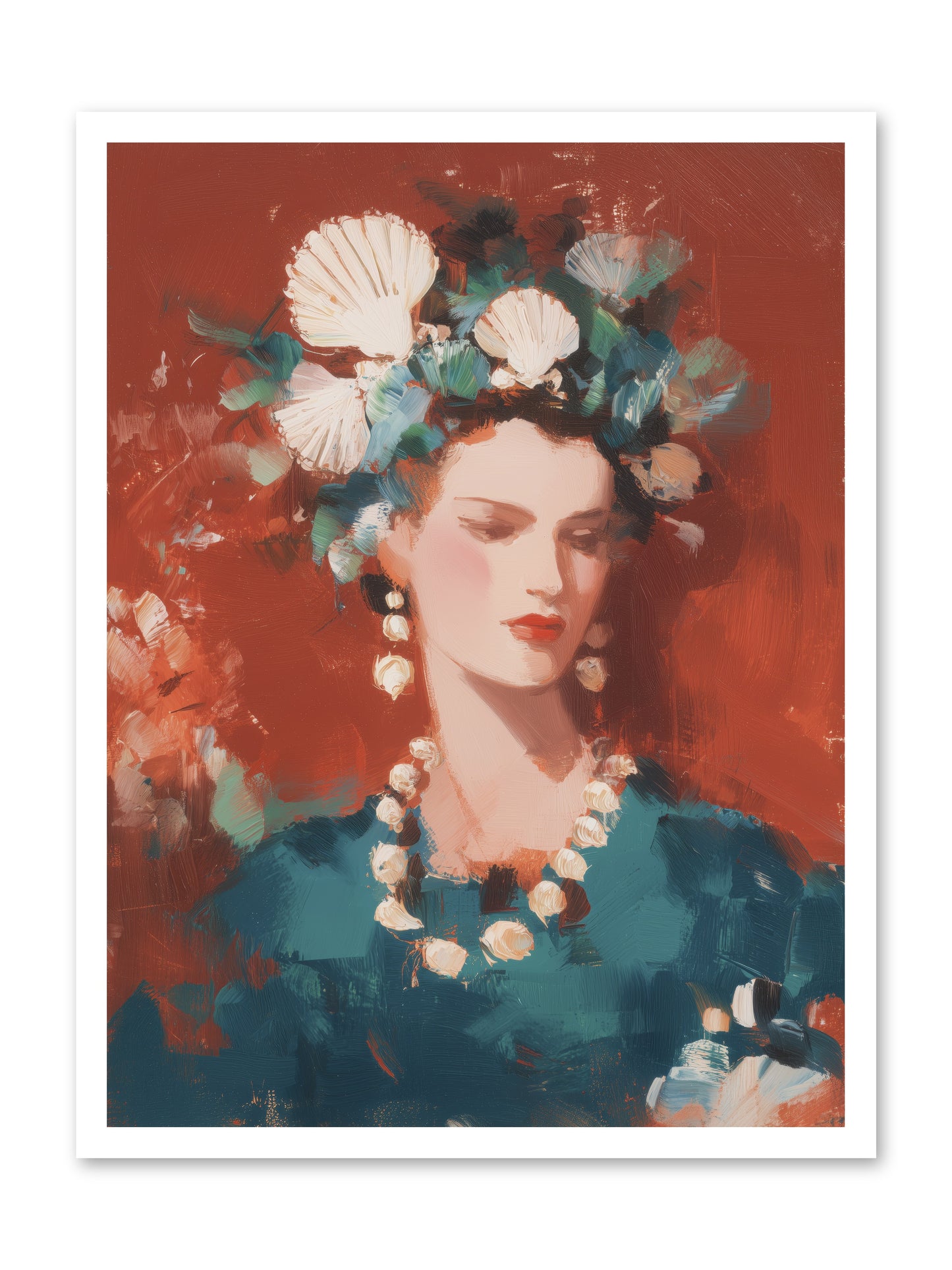 Oceanic Empress -- Loose Canvas Print 24x32