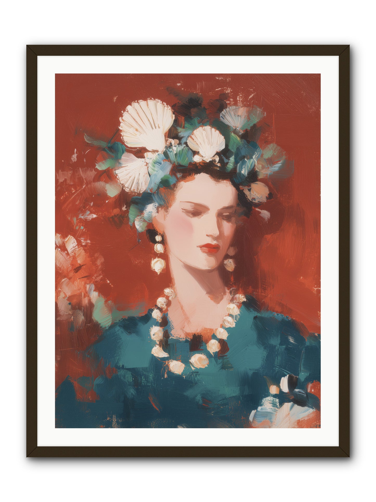 Oceanic Empress -- Framed Print - Black 30x40