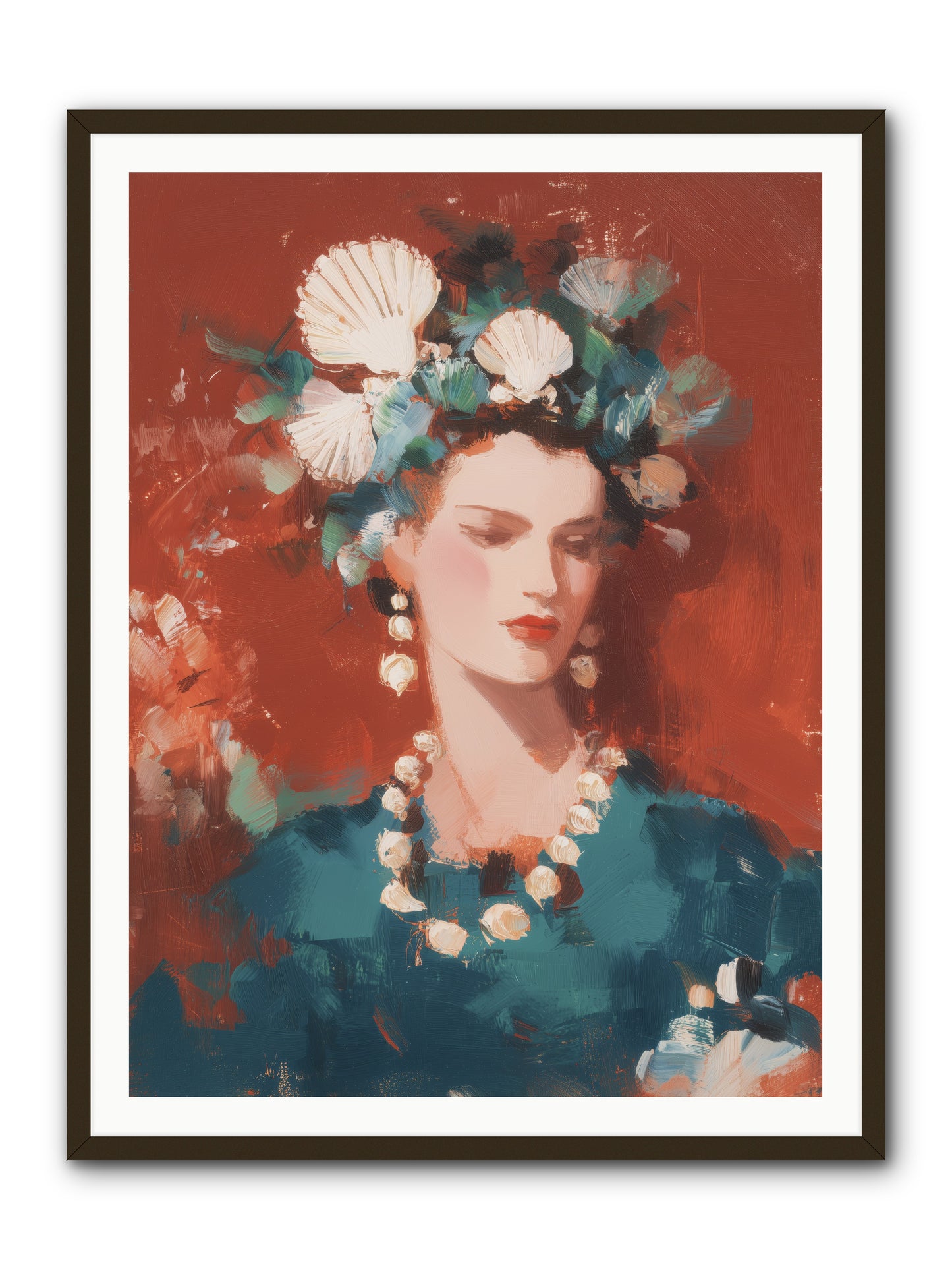 Oceanic Empress -- Framed Print - Black 36x48