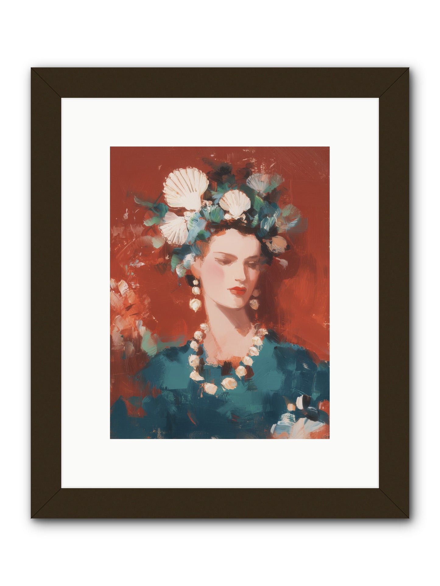 Oceanic Empress -- Framed Print - Black 9x12