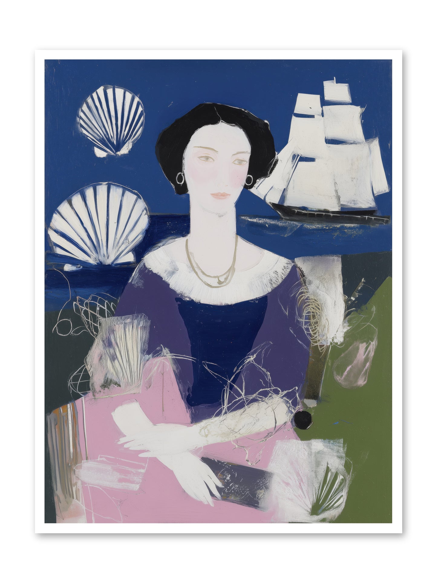 Oceanic Goddess -- Paper Print 36x48
