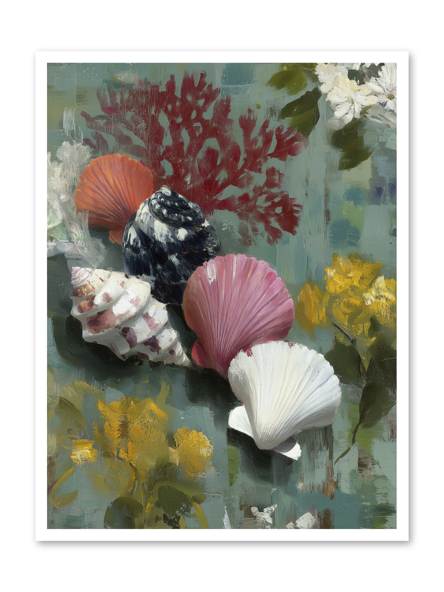 Ocean's Alphabet -- Paper Print 30x40