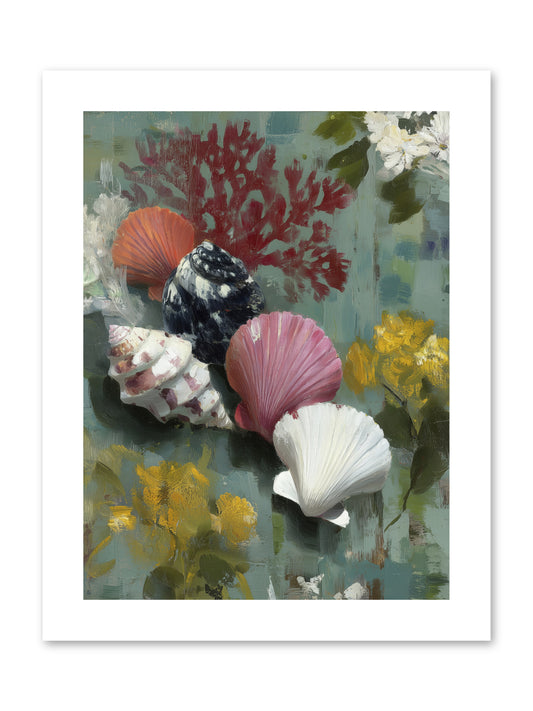 Ocean's Alphabet -- Paper Print 9x12