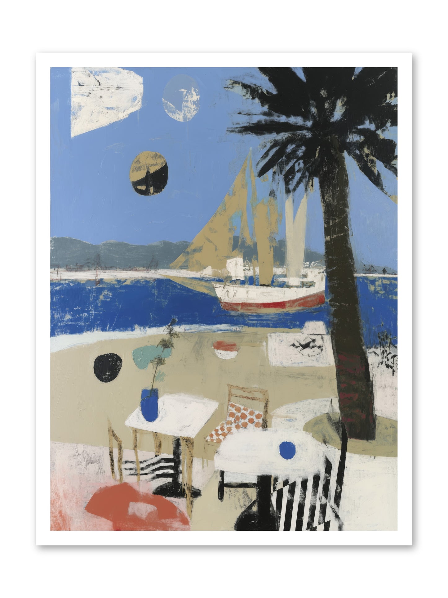 Ocean's Canvas -- Paper Print 24x32