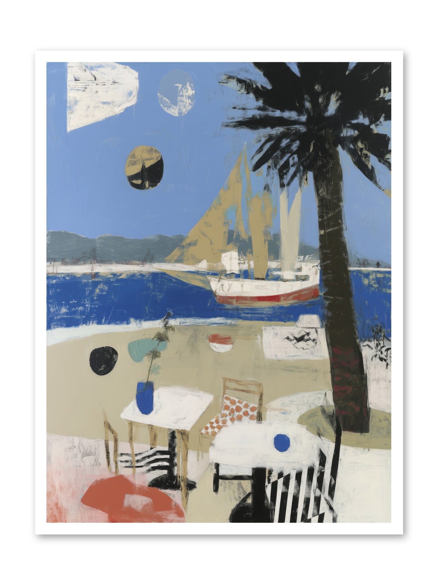 Ocean's Canvas -- Loose Canvas Print 30x40