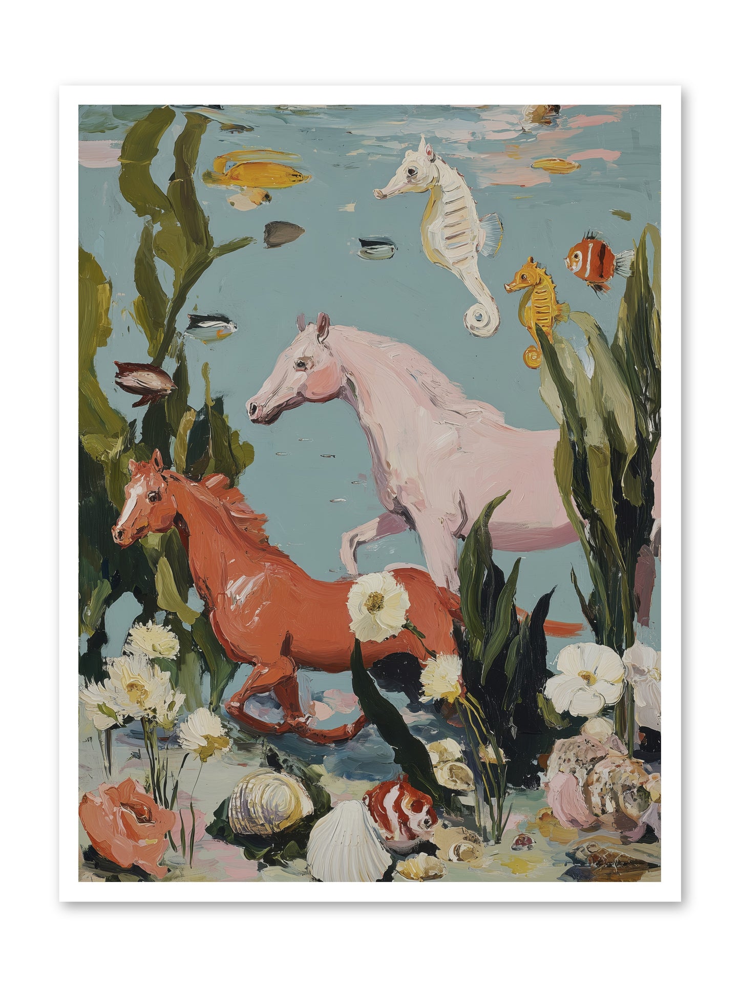 Ocean's Cavalry -- Paper Print 30x40