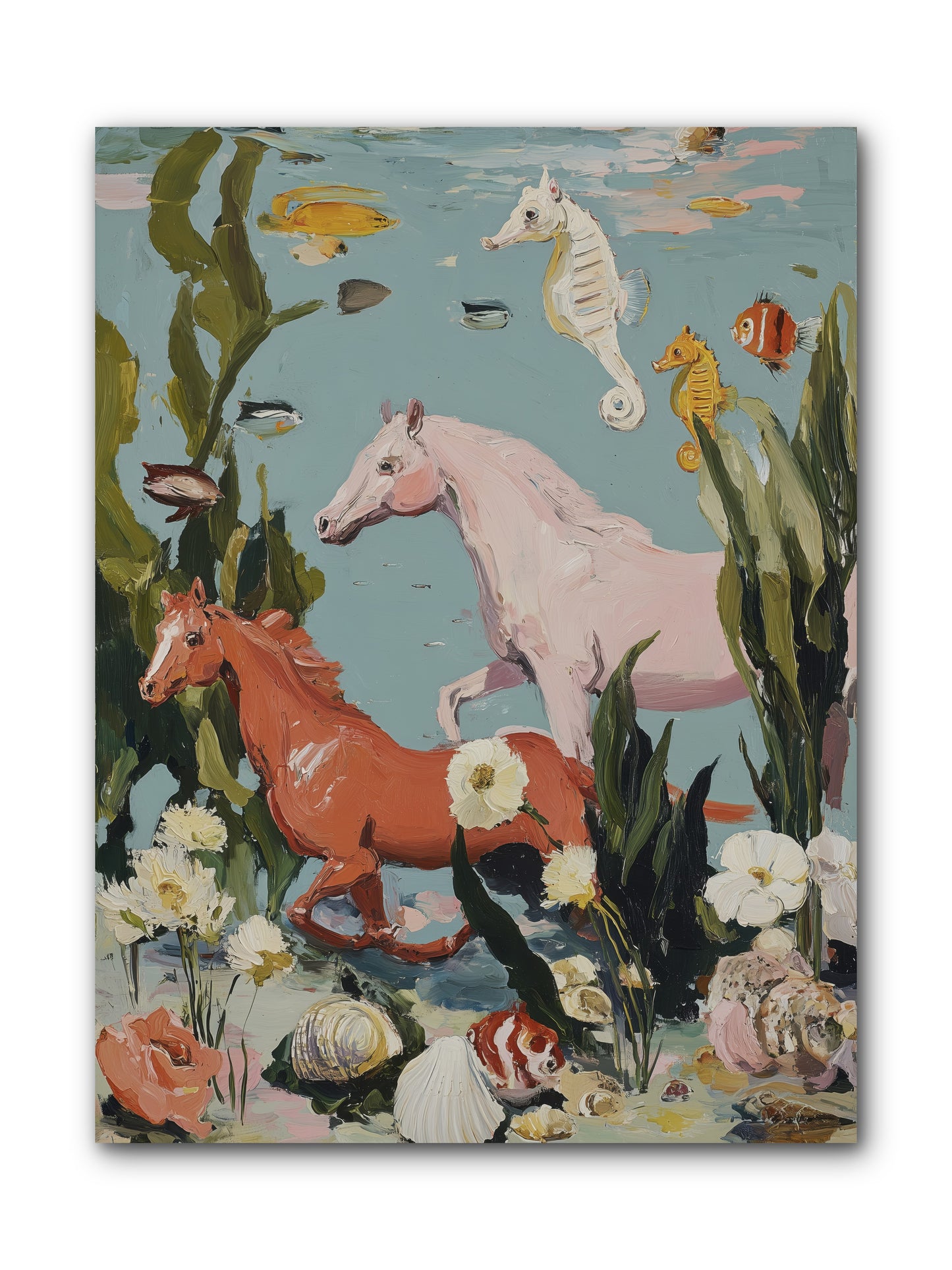 Ocean's Cavalry -- Wrapped Canvas 9x12