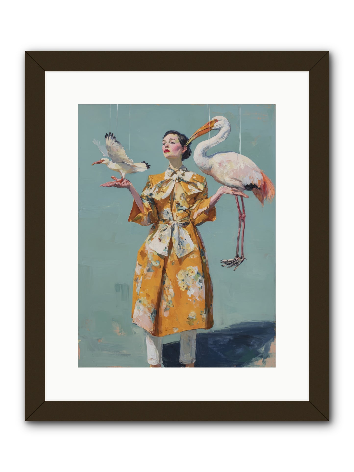 Ocean's Chronicle -- Framed Print - Black 12x16