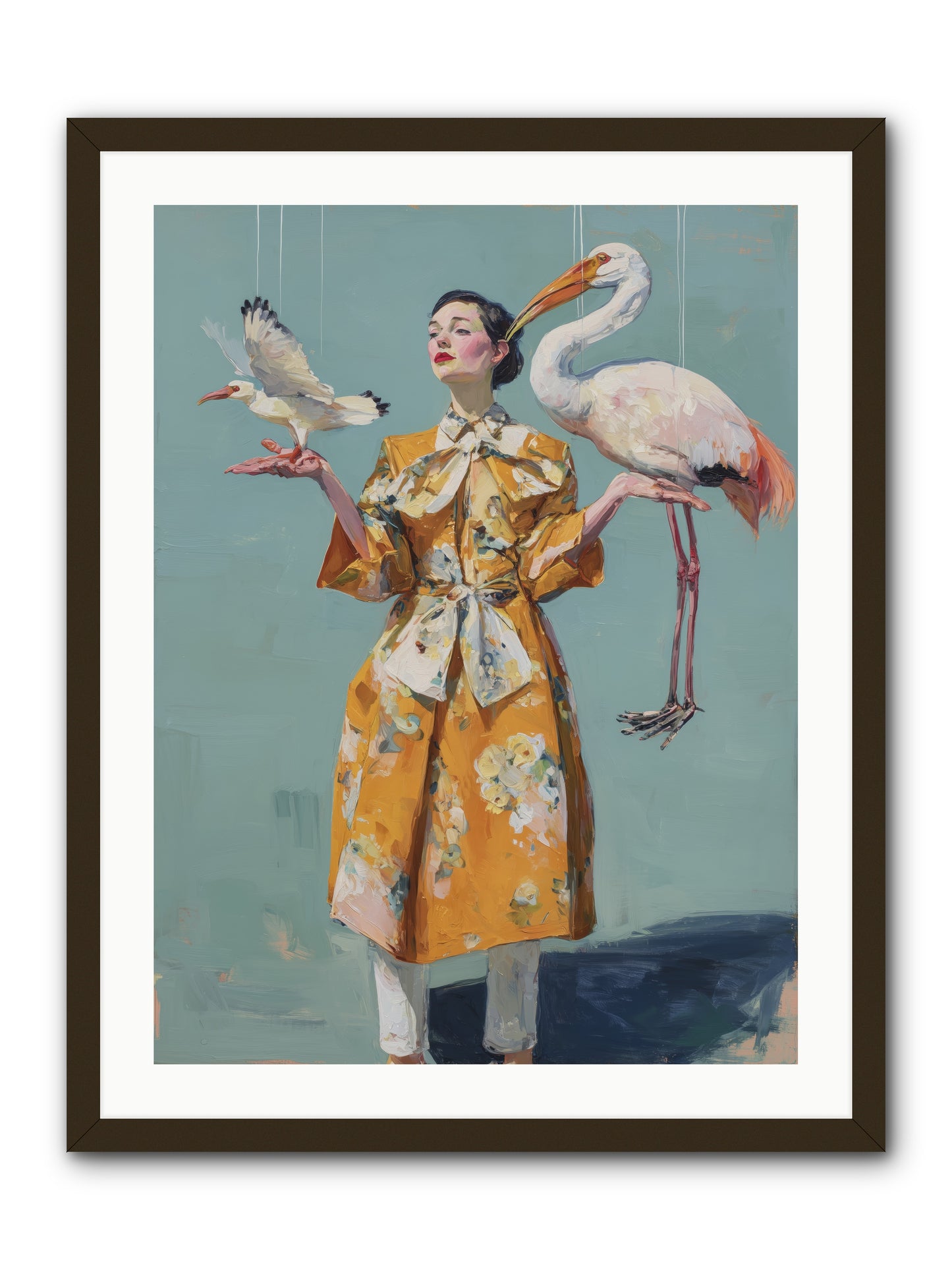 Ocean's Chronicle -- Framed Print - Black 24x32