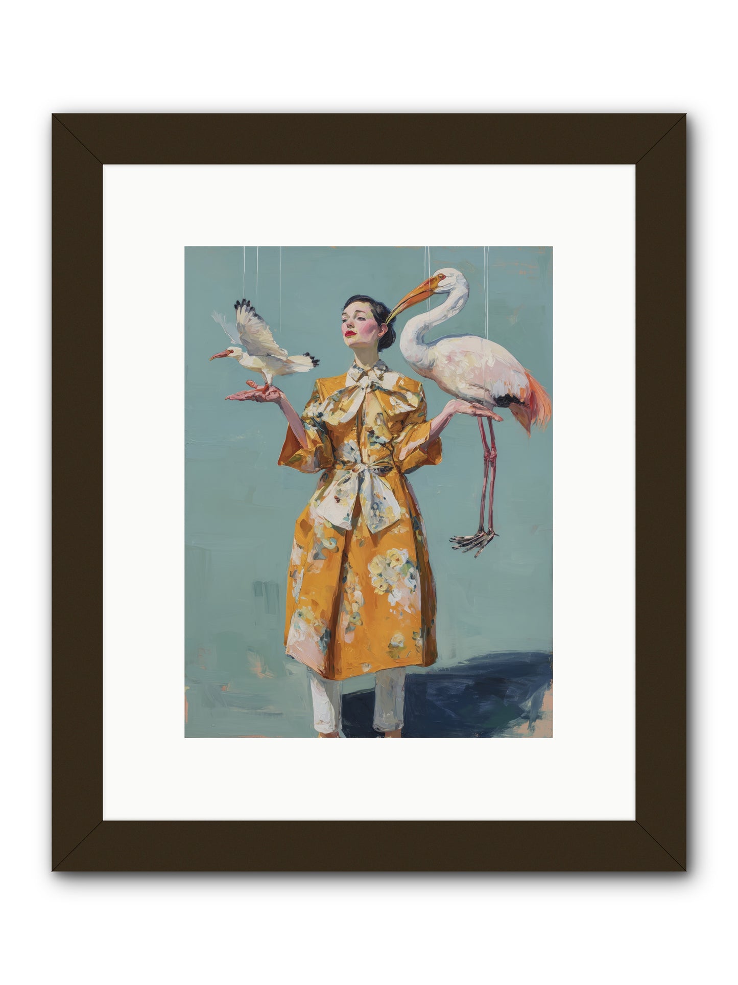 Ocean's Chronicle -- Framed Print - Black 9x12