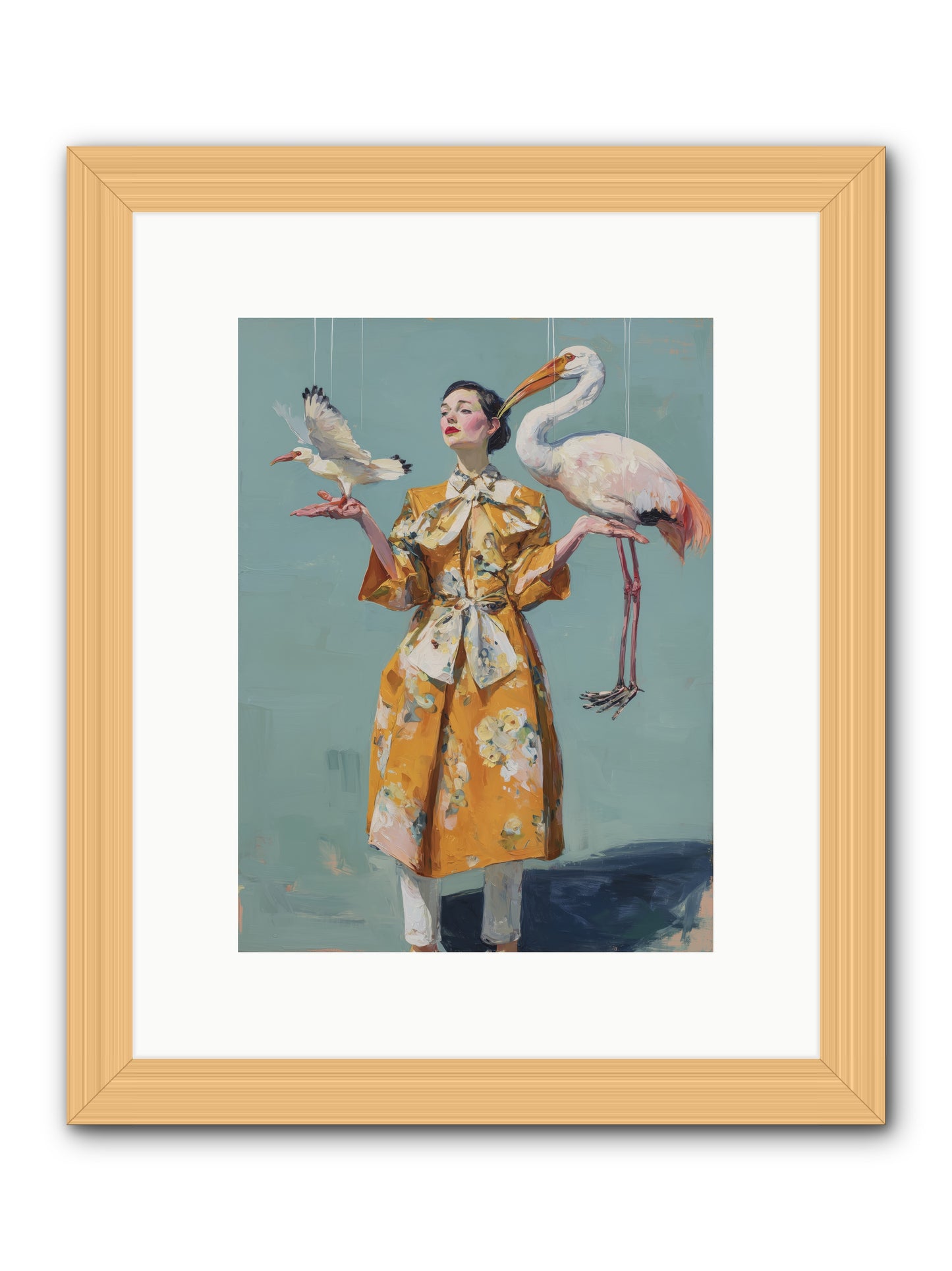 Ocean's Chronicle -- Framed Print - Natural 9x12