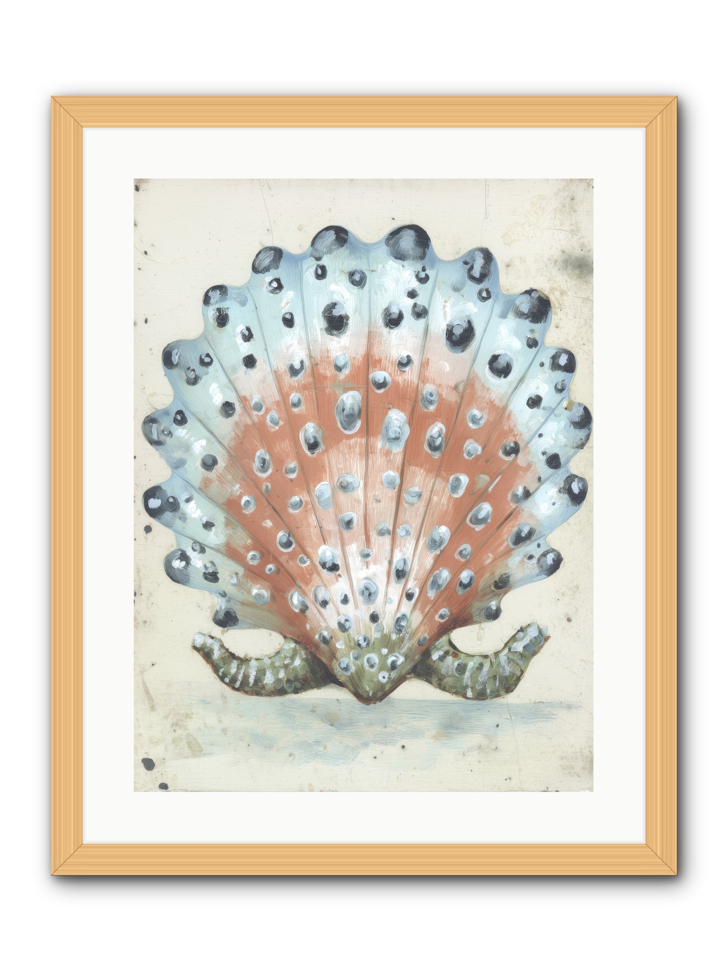 Ocean's Love Letter -- Framed Print - Natural 18x24