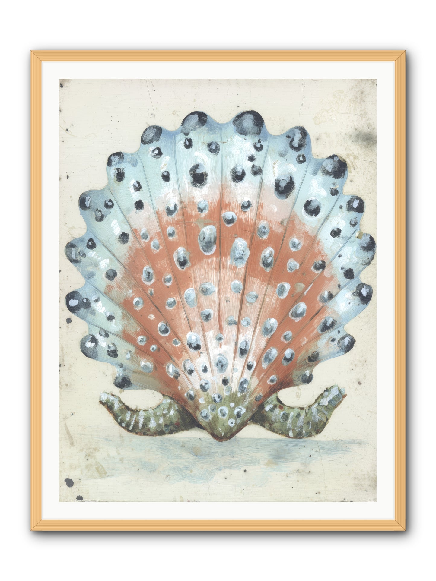 Ocean's Love Letter -- Framed Print - Natural 36x48