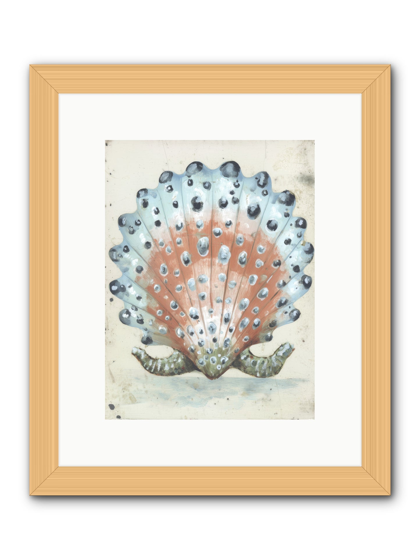 Ocean's Love Letter -- Framed Print - Natural 9x12