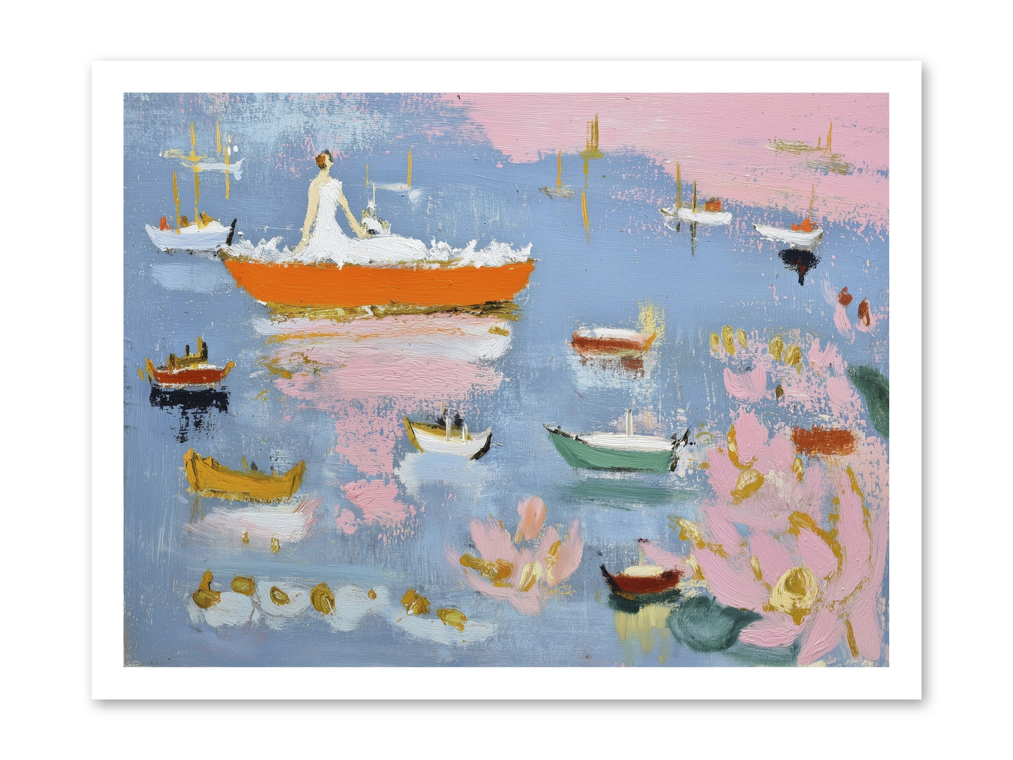 Ocean's Lullaby -- Loose Canvas Print 24x18