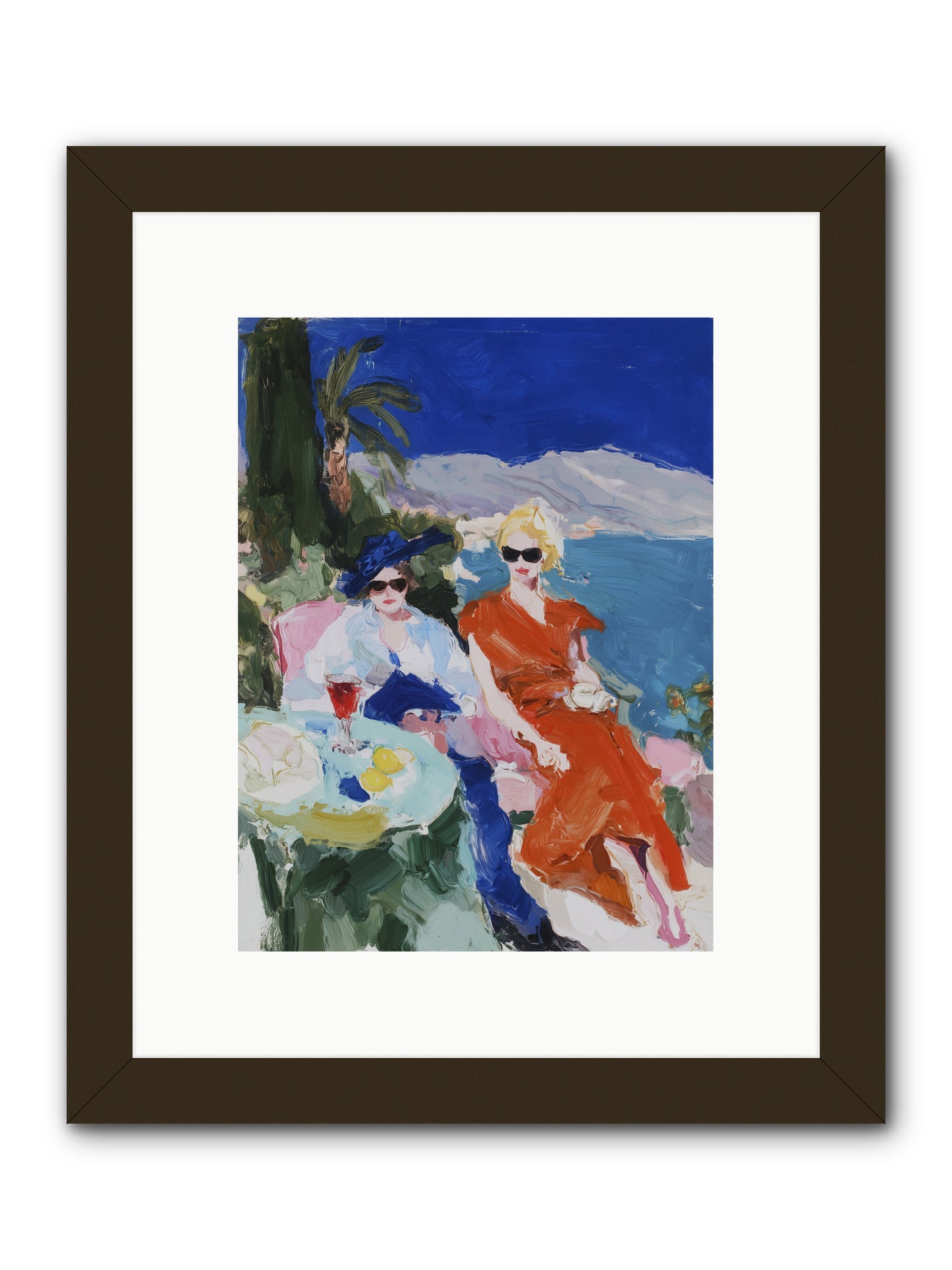 Ocean's Therapy -- Framed Print - Black 9x12