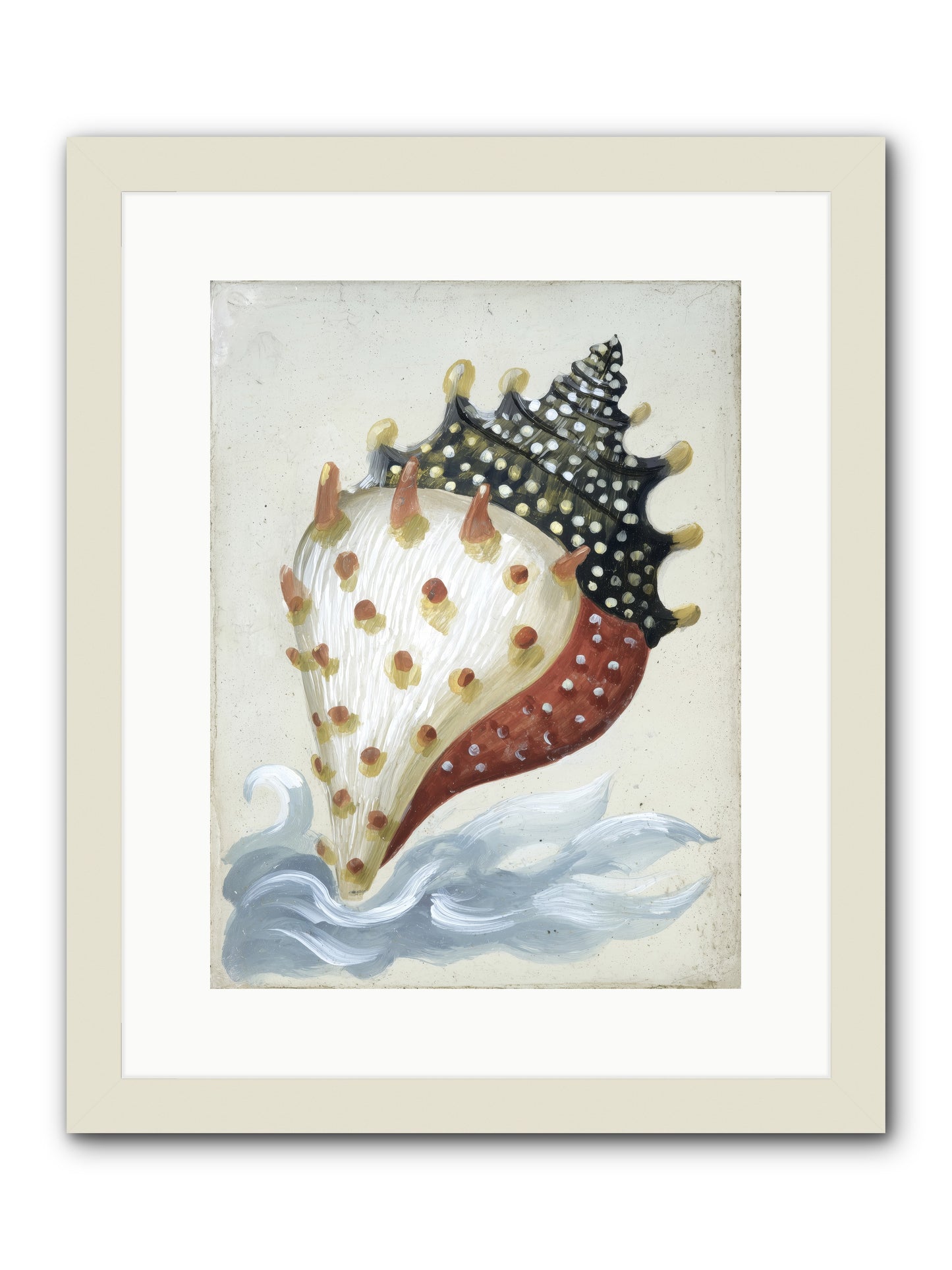 Ocean's Token -- Framed Print - White 12x16