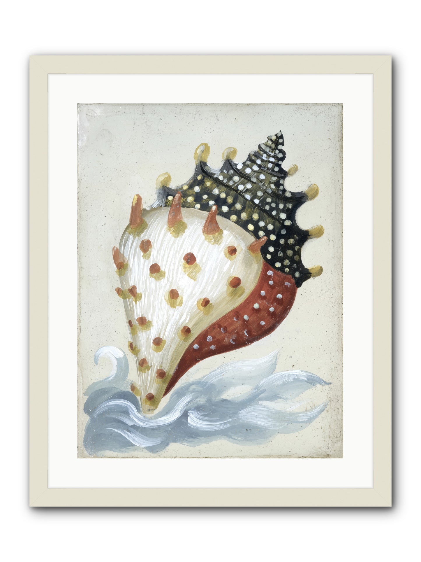 Ocean's Token -- Framed Print - White 18x24