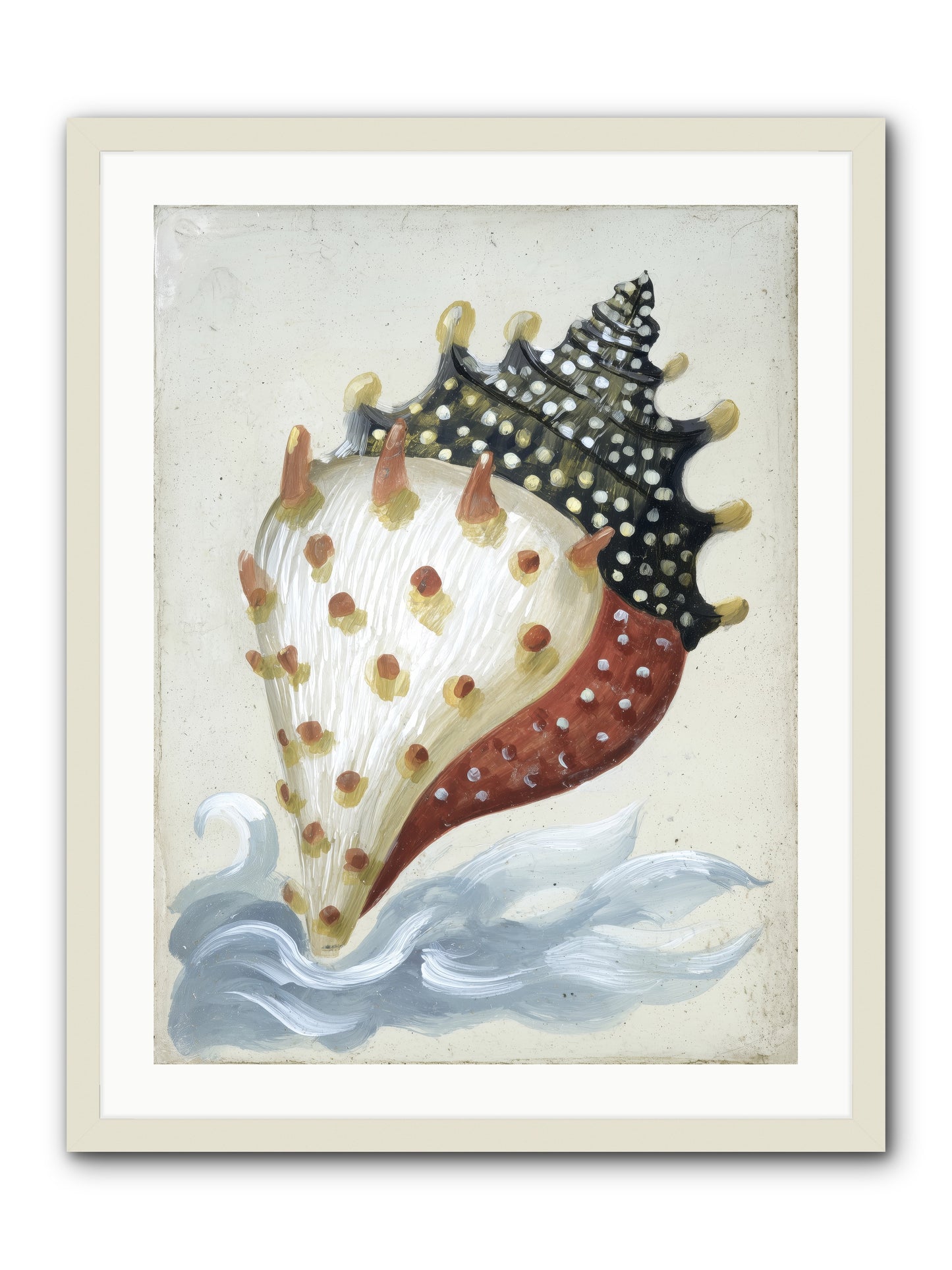 Ocean's Token -- Framed Print - White 24x32