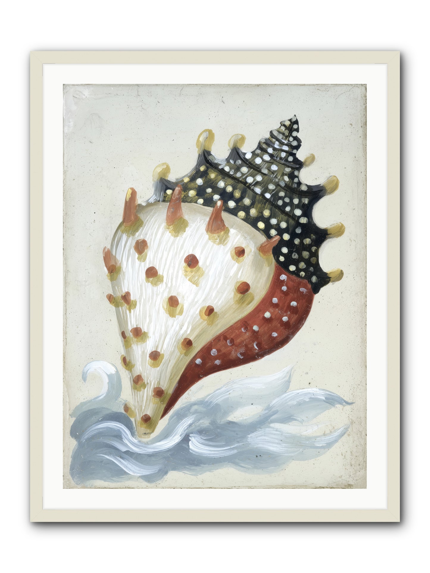 Ocean's Token -- Framed Print - White 30x40