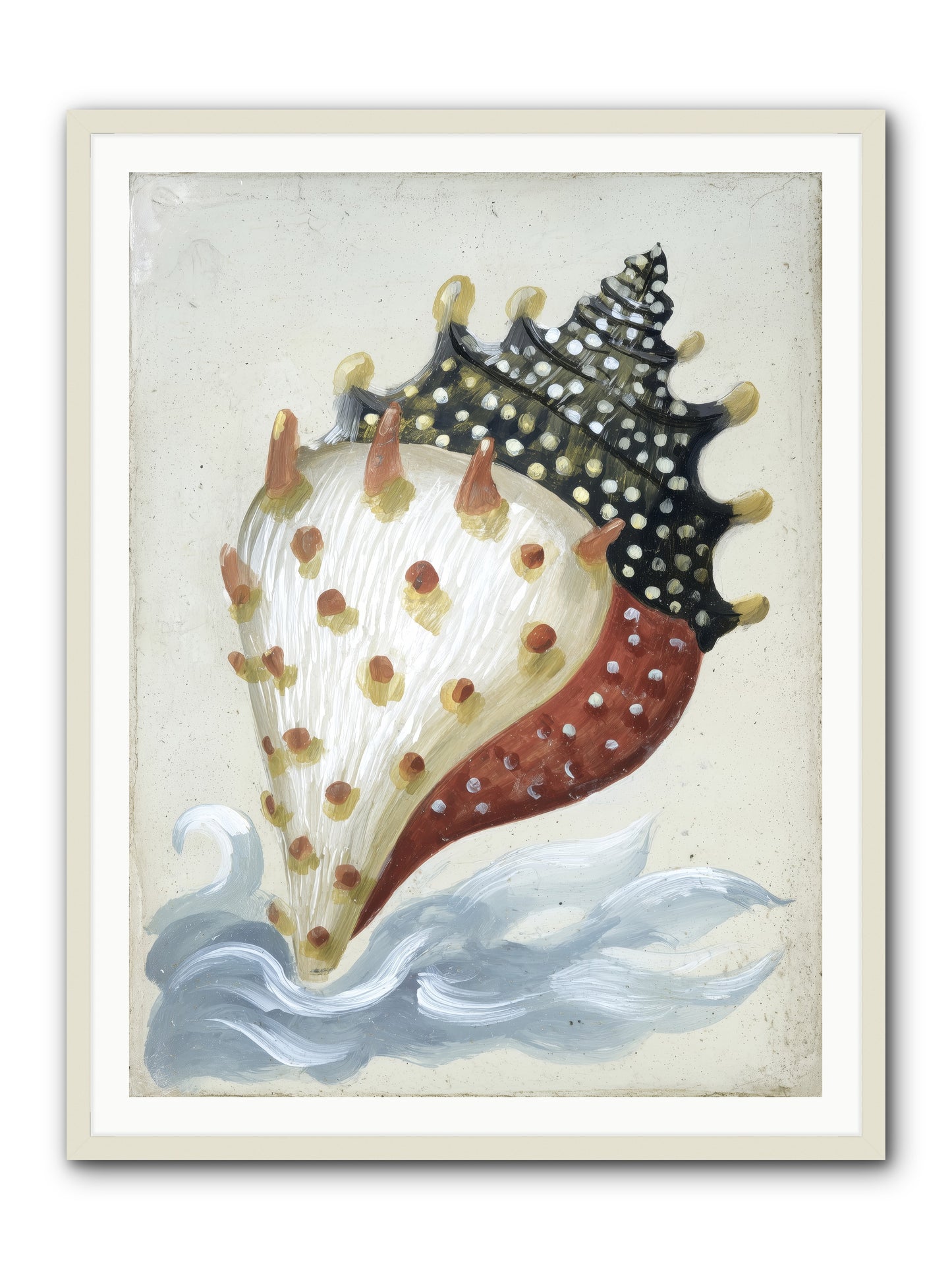 Ocean's Token -- Framed Print - White 36x48