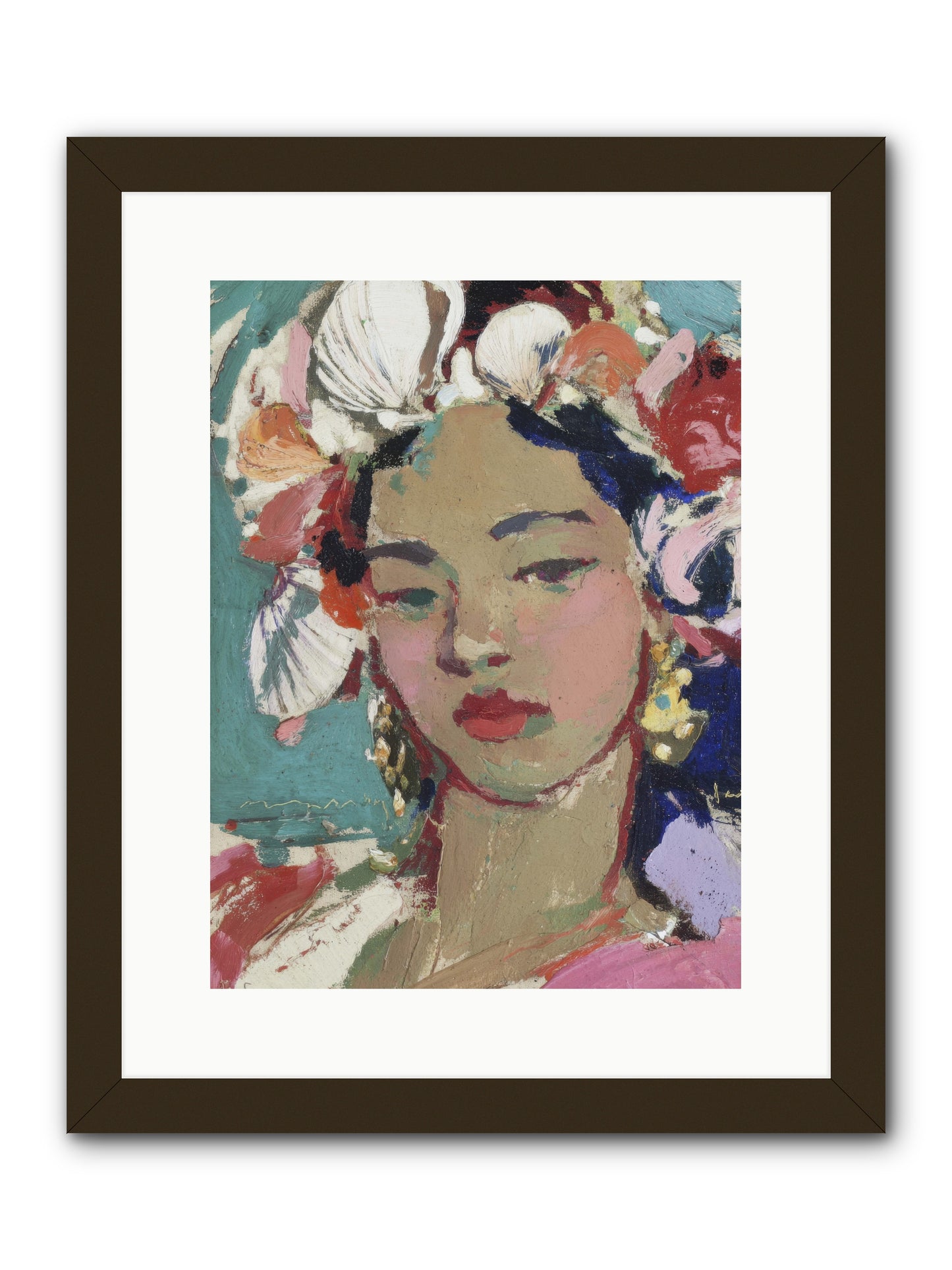 Ocean's loving keeper -- Framed Print - Black 12x16