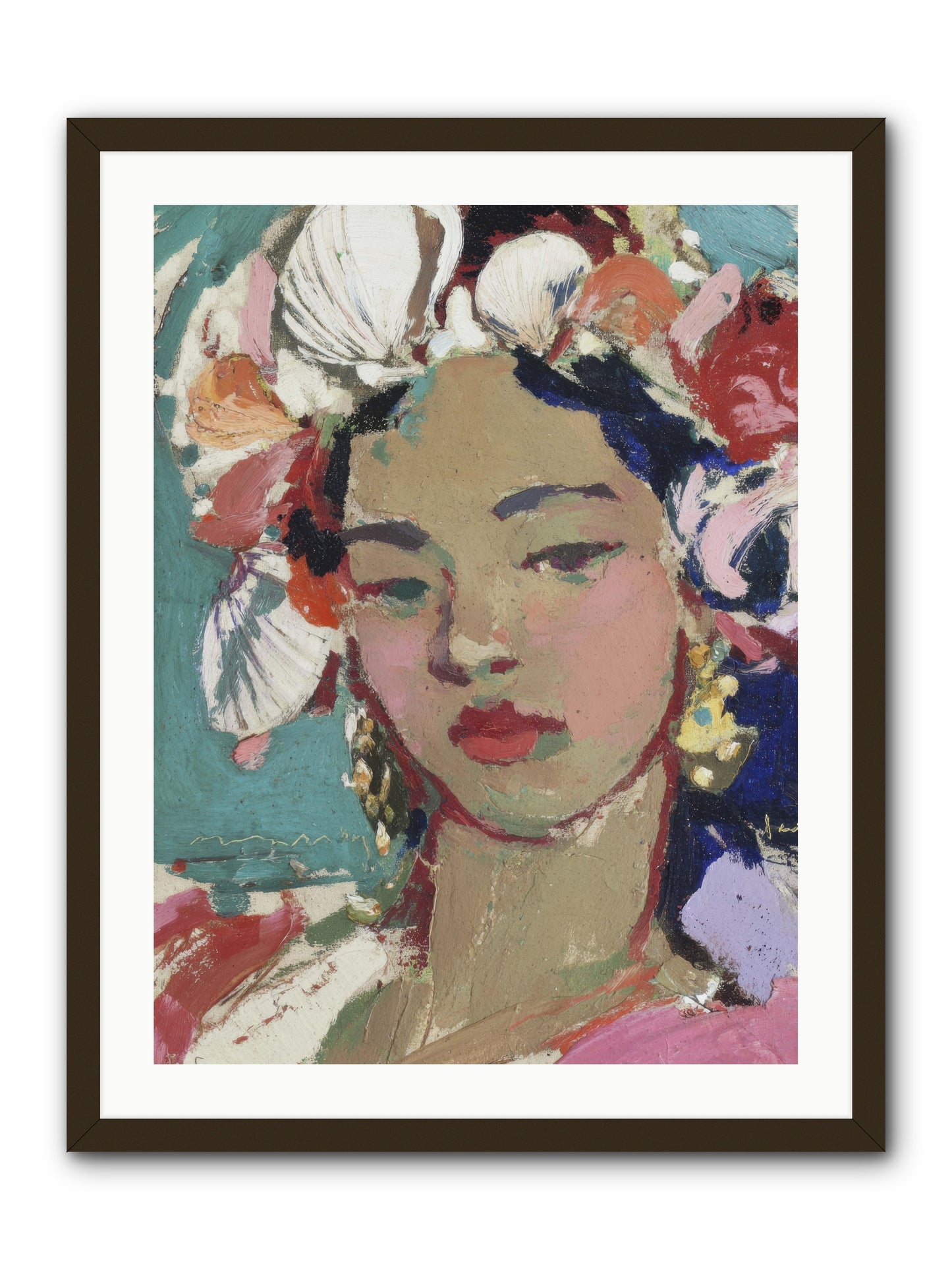 Ocean's loving keeper -- Framed Print - Black 24x32