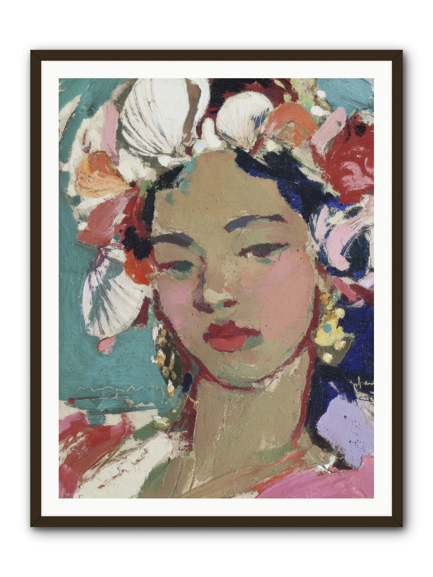 Ocean's loving keeper -- Framed Print - Black 36x48