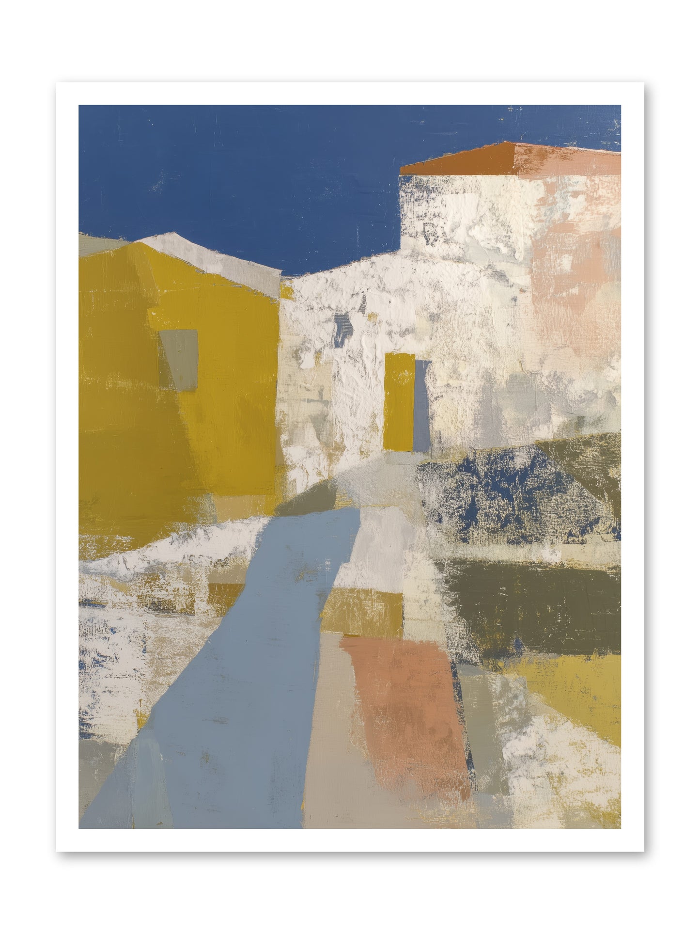Ochre Tangle -- Paper Print 24x32