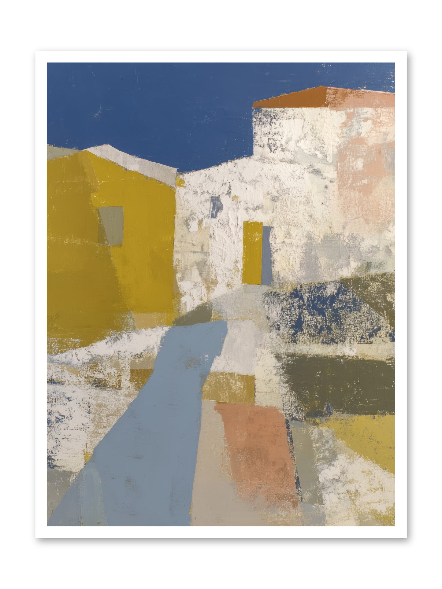 Ochre Tangle -- Paper Print 30x40