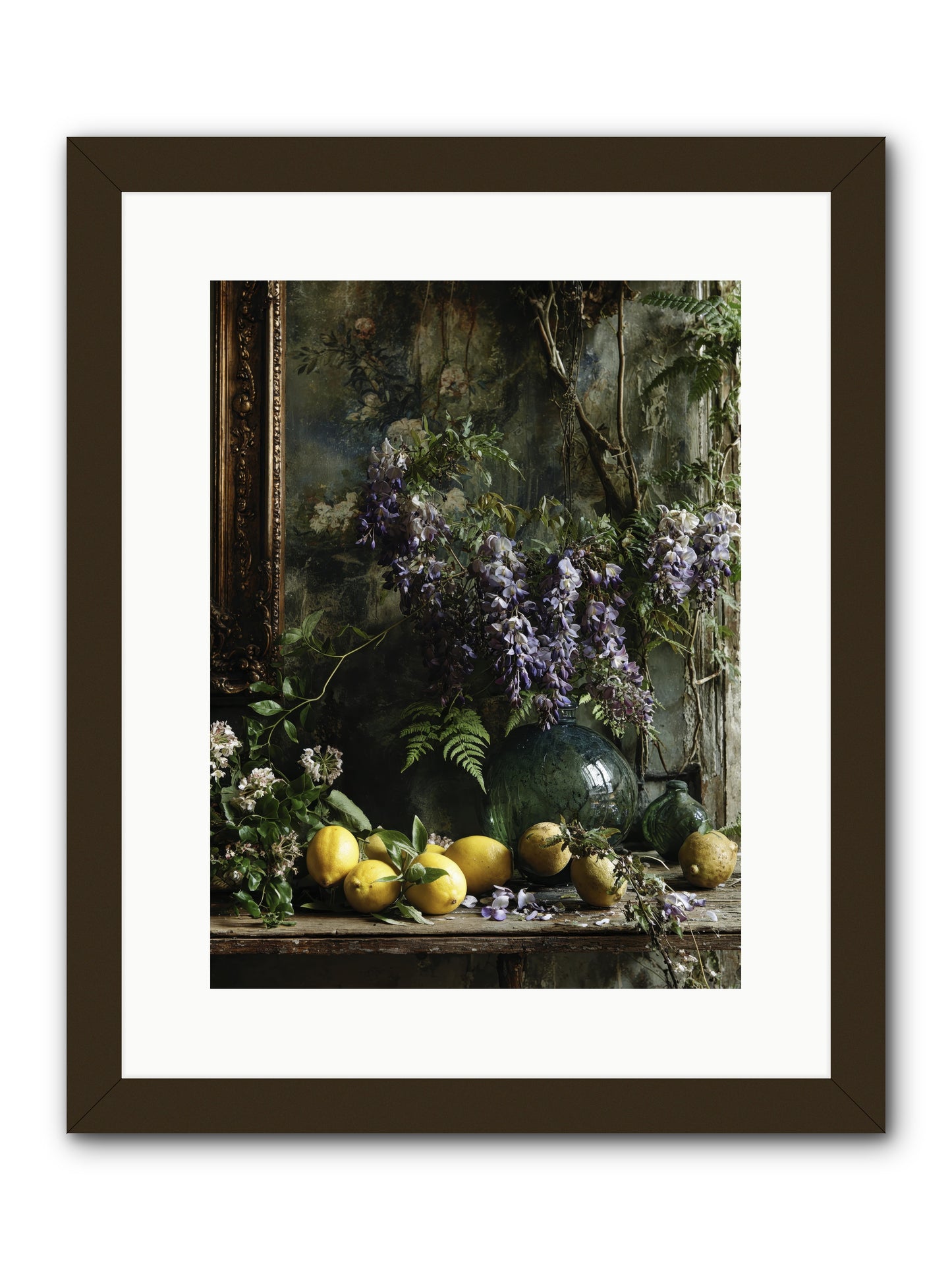 Octavia -- Framed Print - Black 12x16