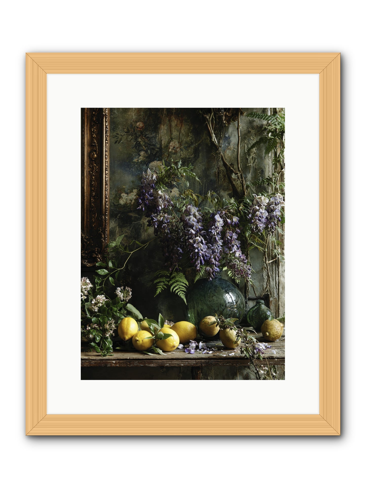 Octavia -- Framed Print - Natural 12x16