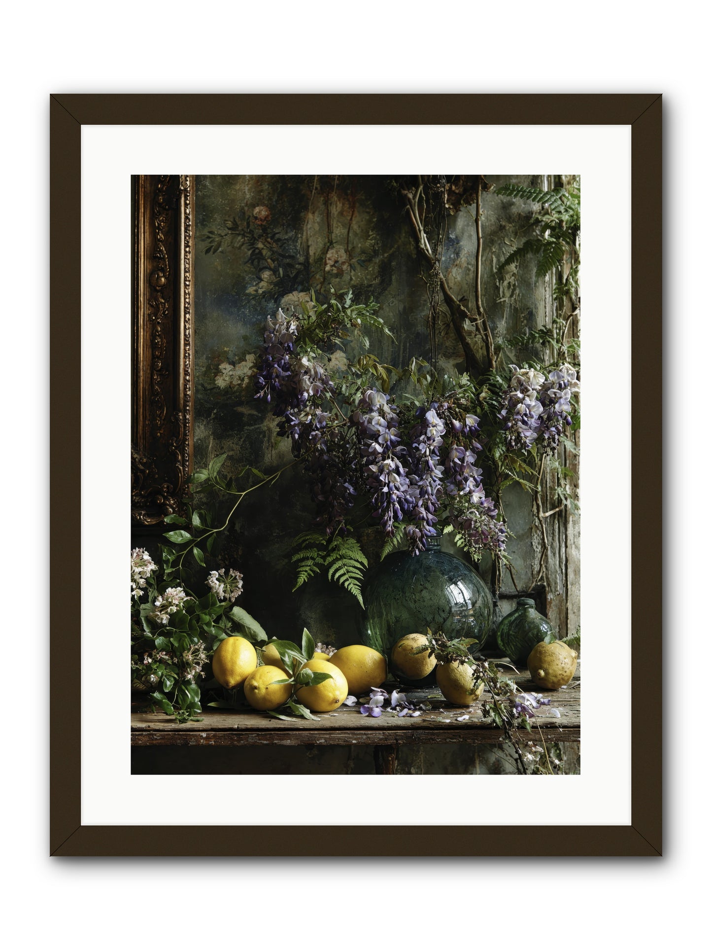 Octavia -- Framed Print - Black 18x24