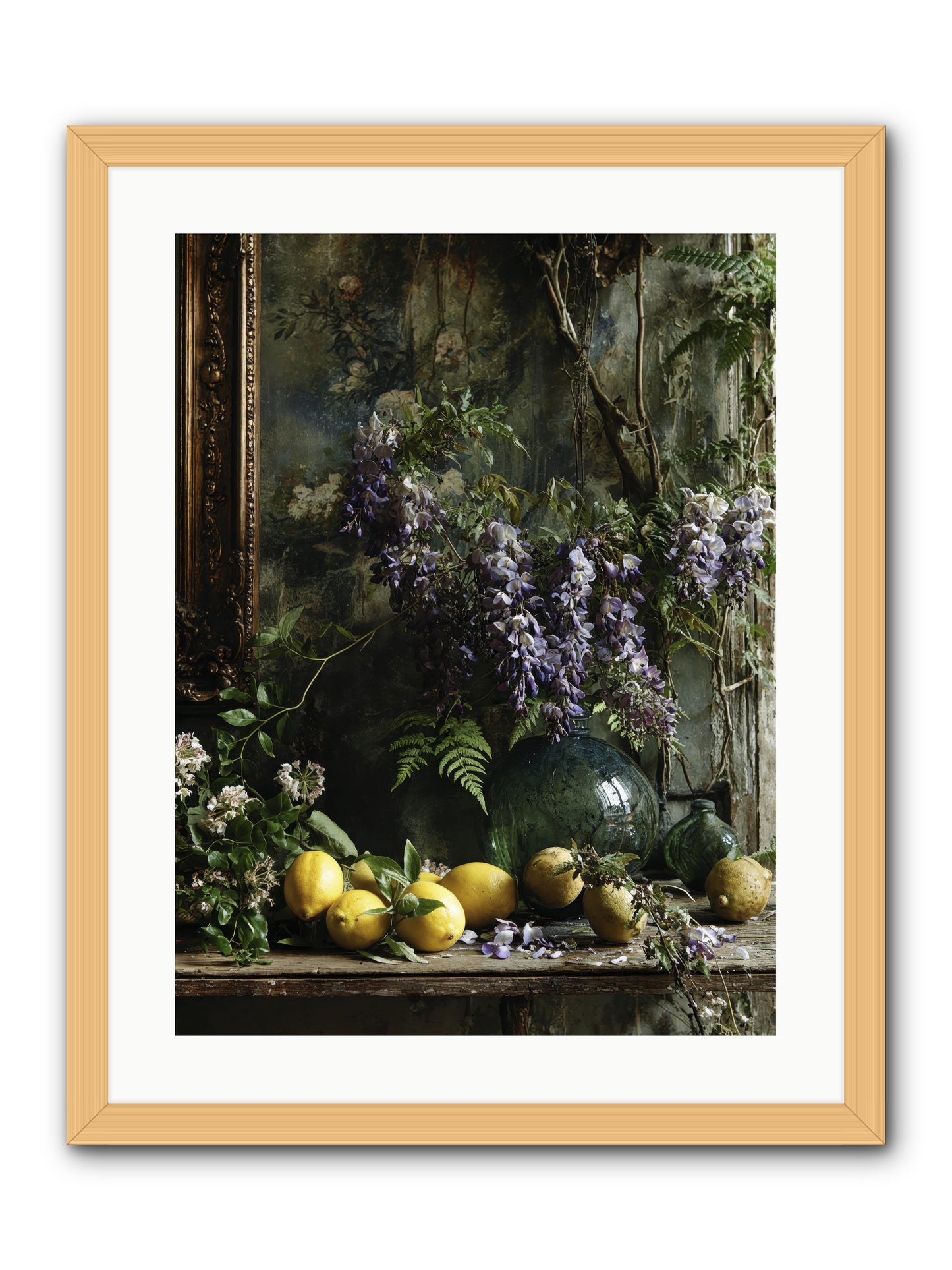 Octavia -- Framed Print - Natural 18x24