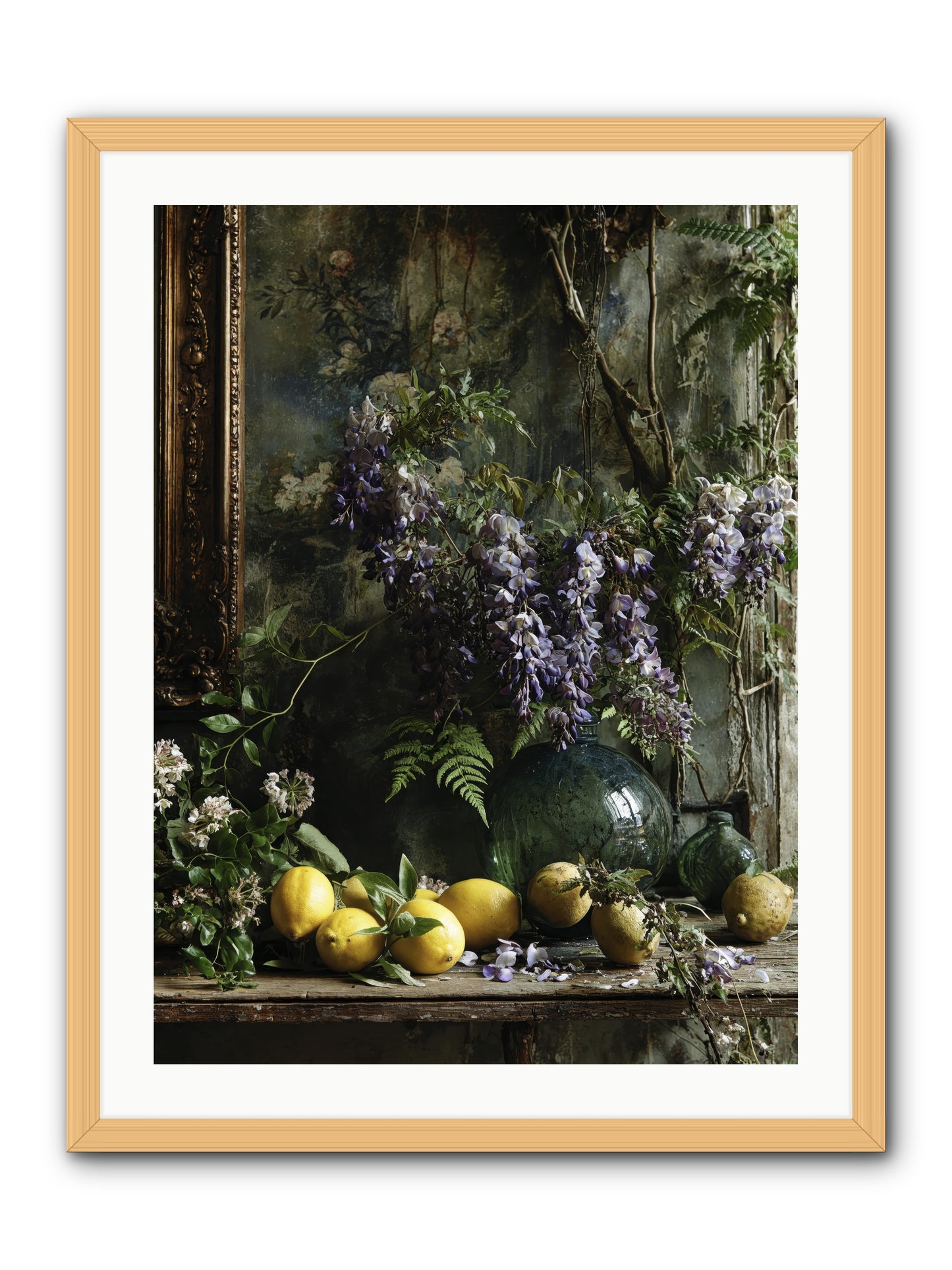 Octavia -- Framed Print - Natural 24x32