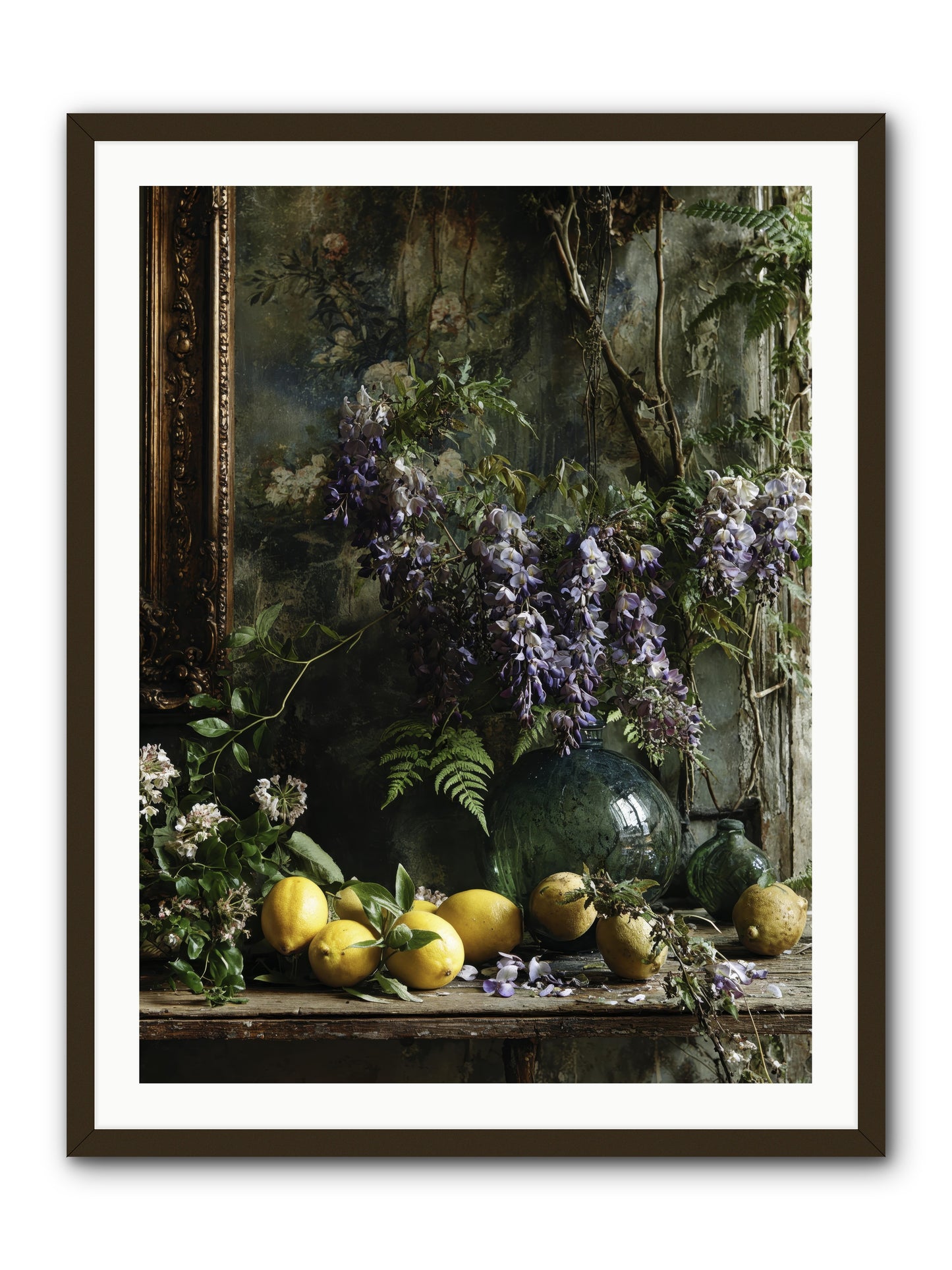 Octavia -- Framed Print - Black 30x40