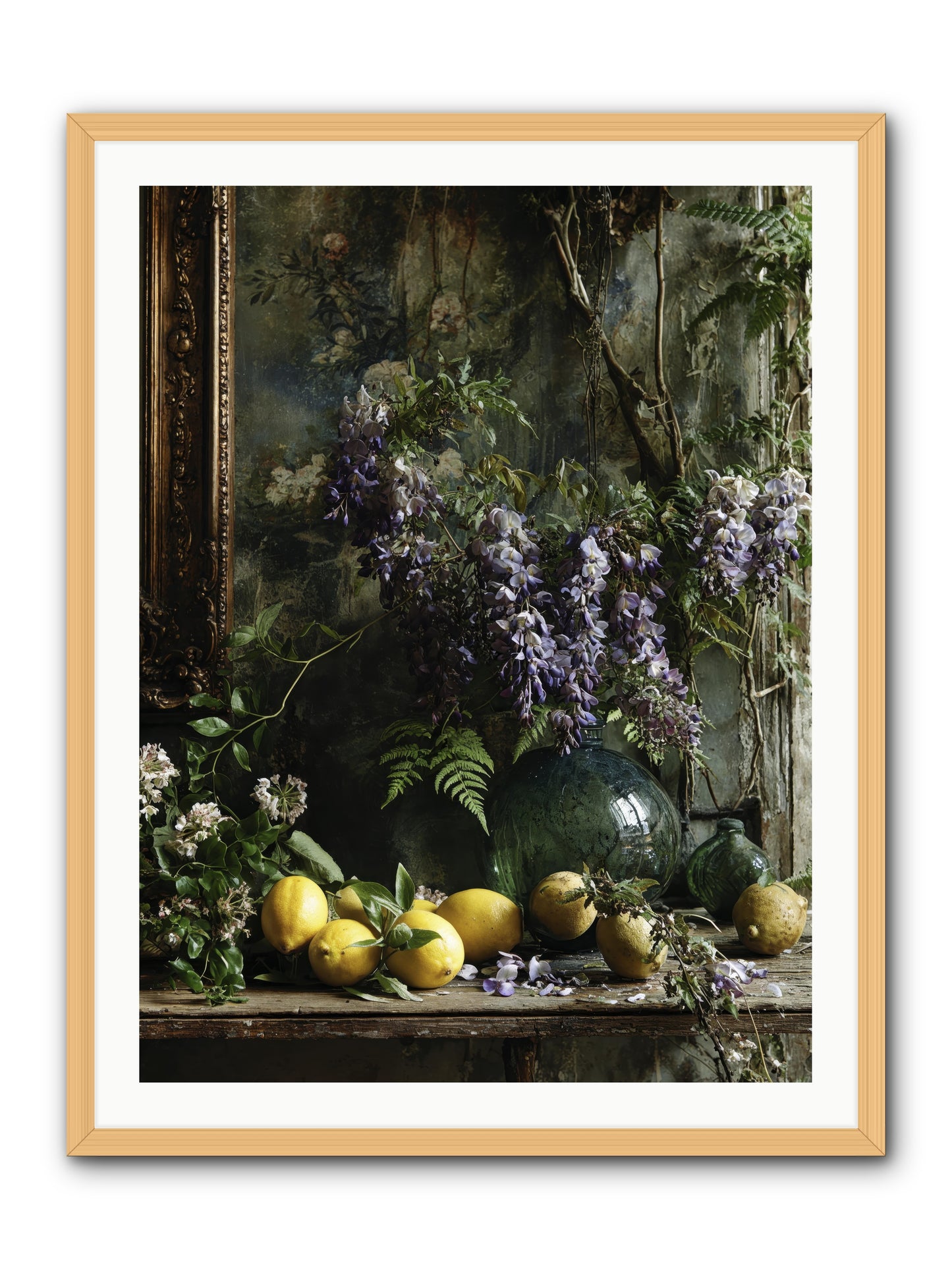 Octavia -- Framed Print - Natural 30x40