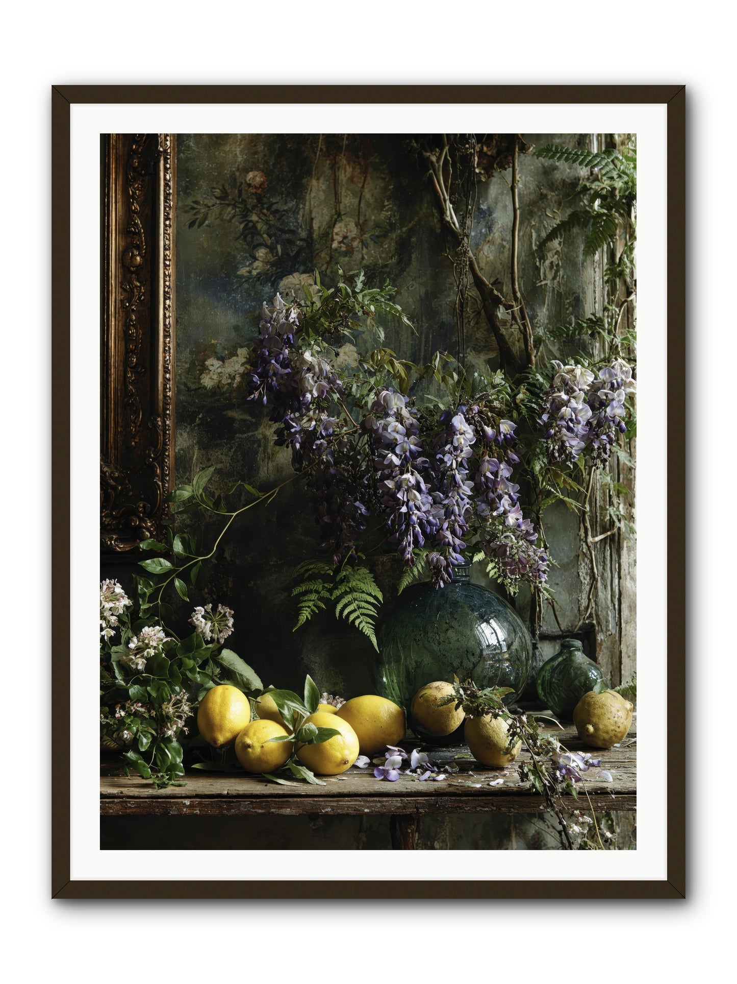 Octavia -- Framed Print - Black 36x48