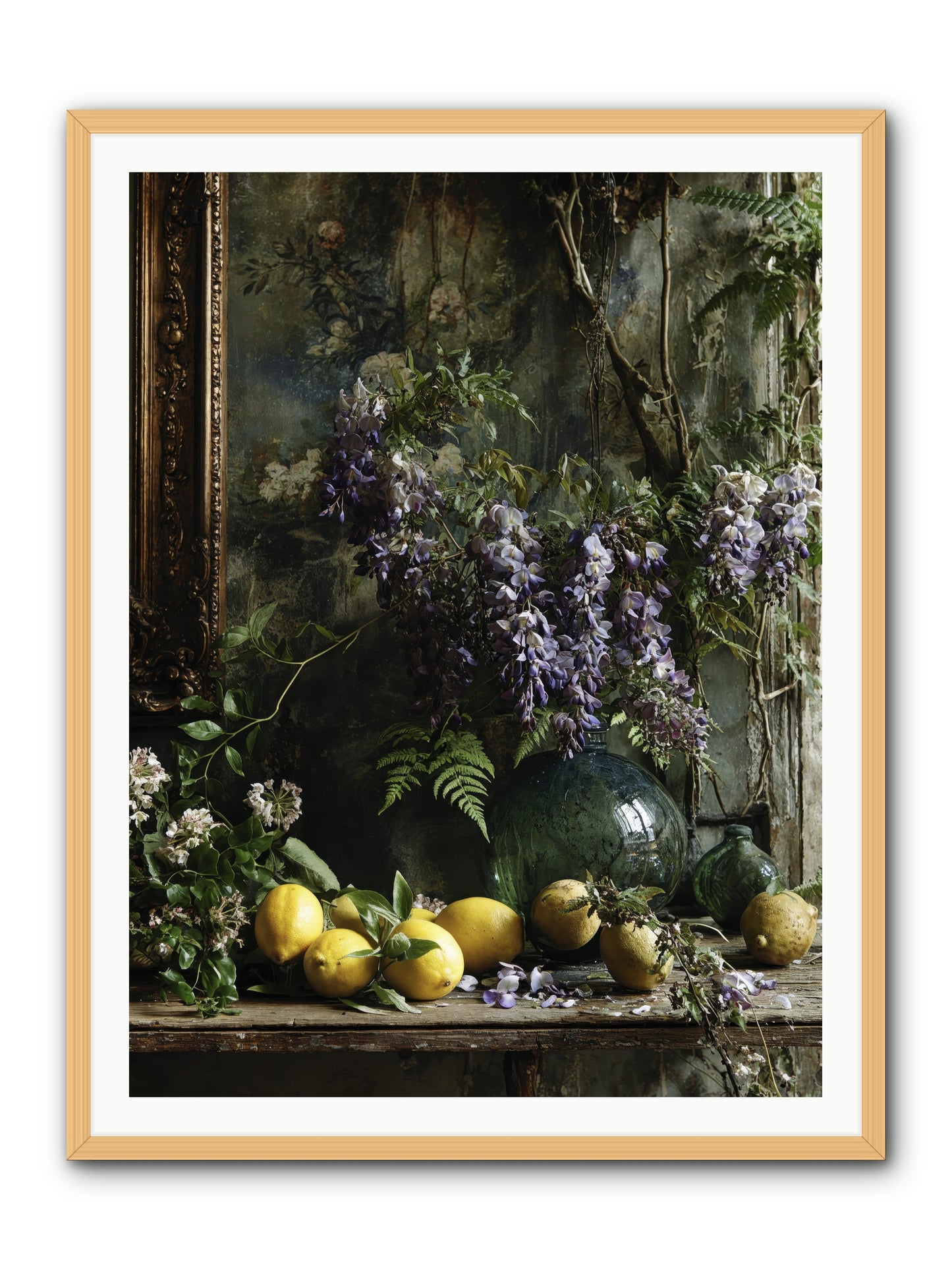 Octavia -- Framed Print - Natural 36x48