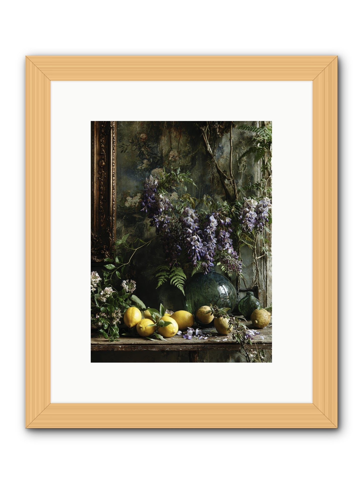 Octavia -- Framed Print - Natural 9x12