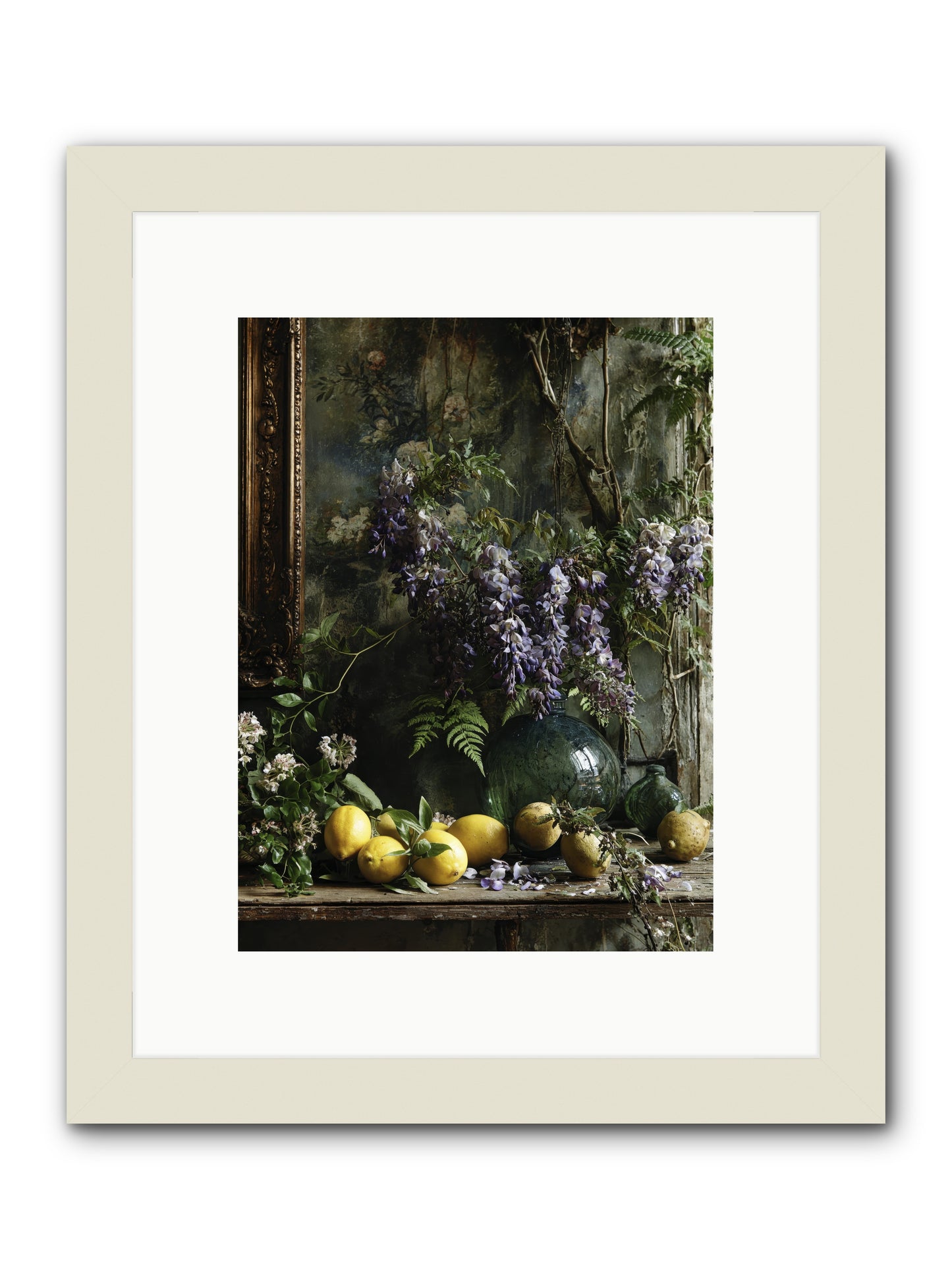 Octavia -- Framed Print - White 9x12