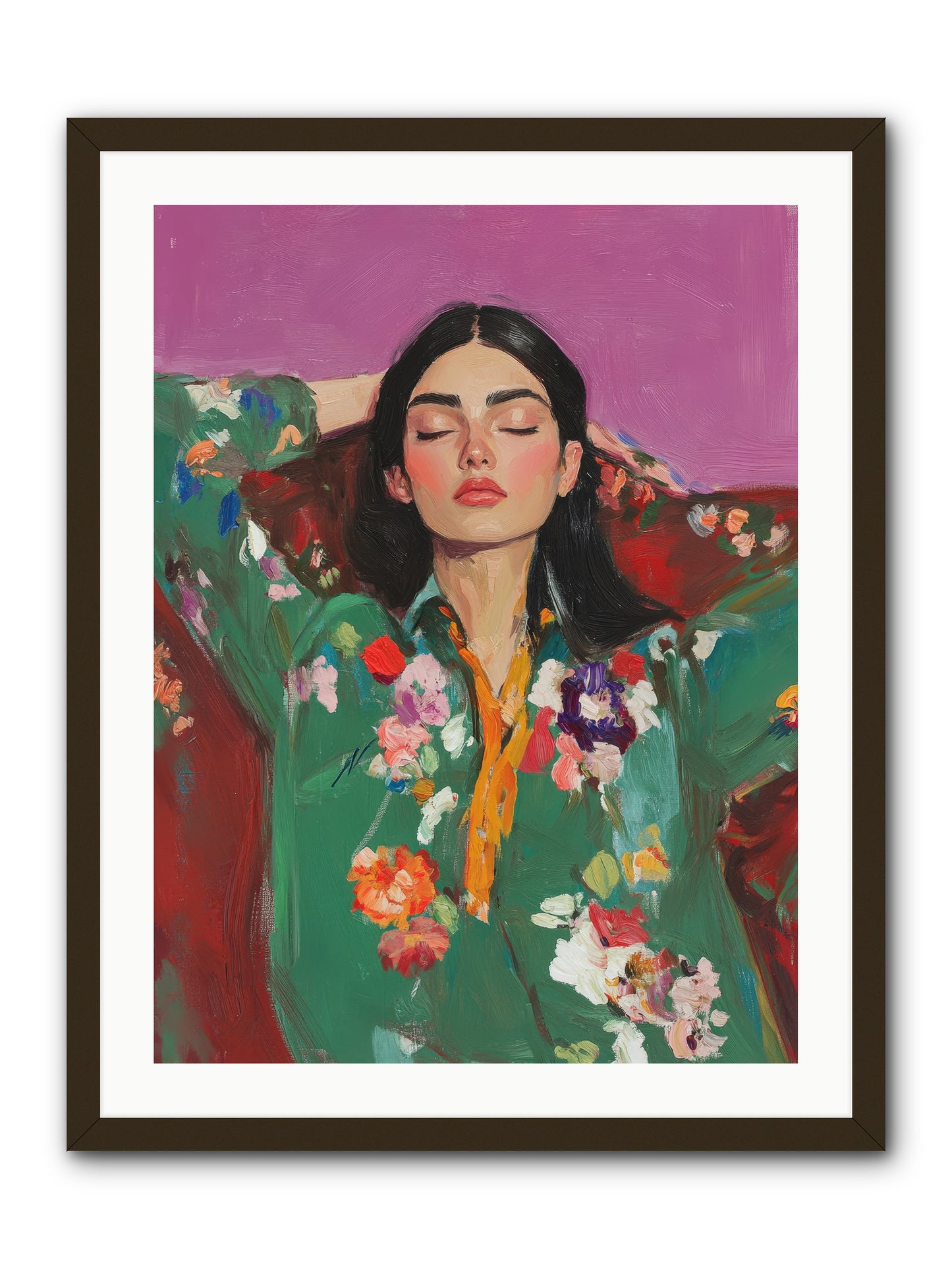 Octavia Wildrose-REZ -- Framed Print - Black 24x32