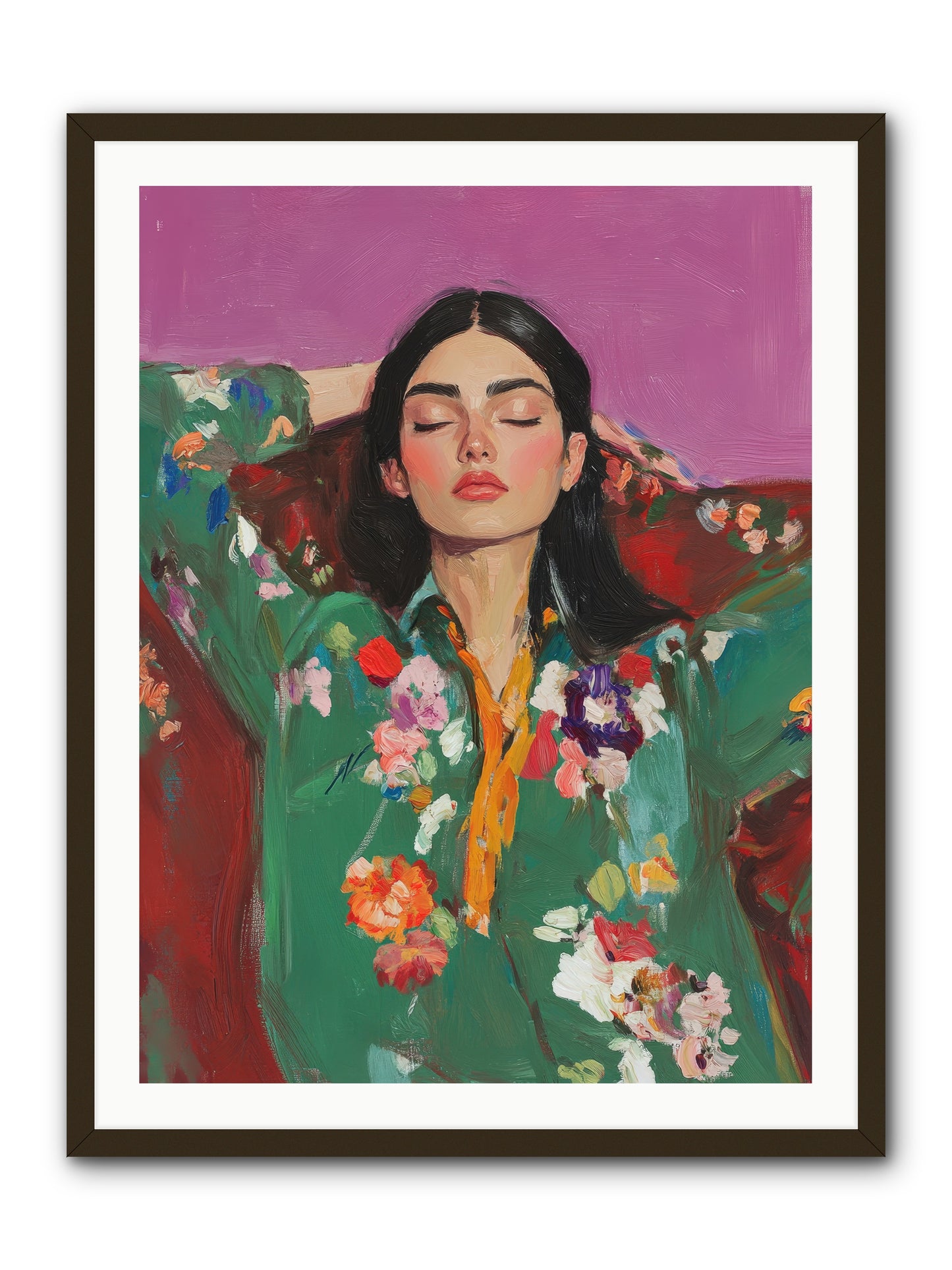 Octavia Wildrose-REZ -- Framed Print - Black 30x40