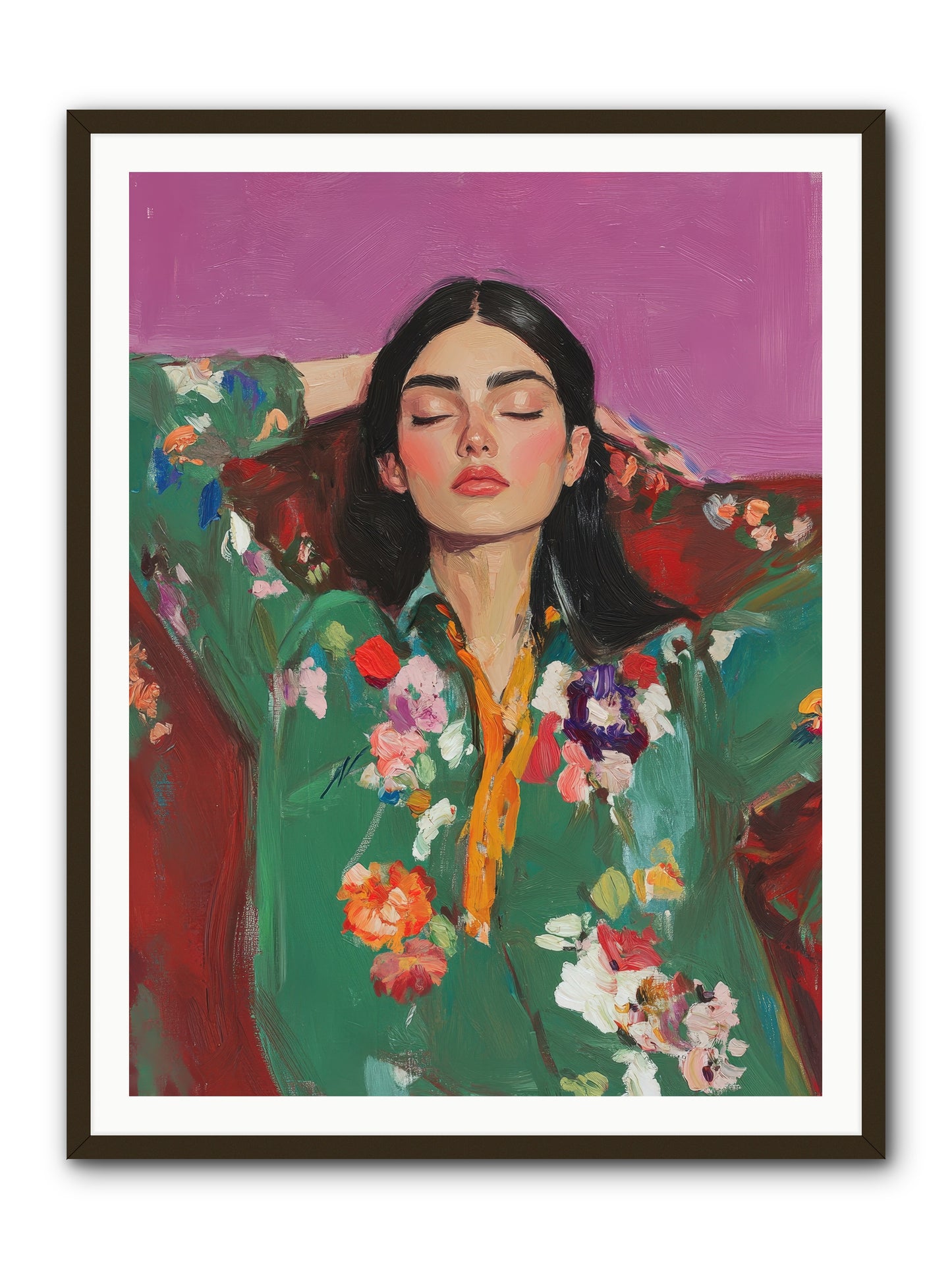 Octavia Wildrose-REZ -- Framed Print - Black 36x48
