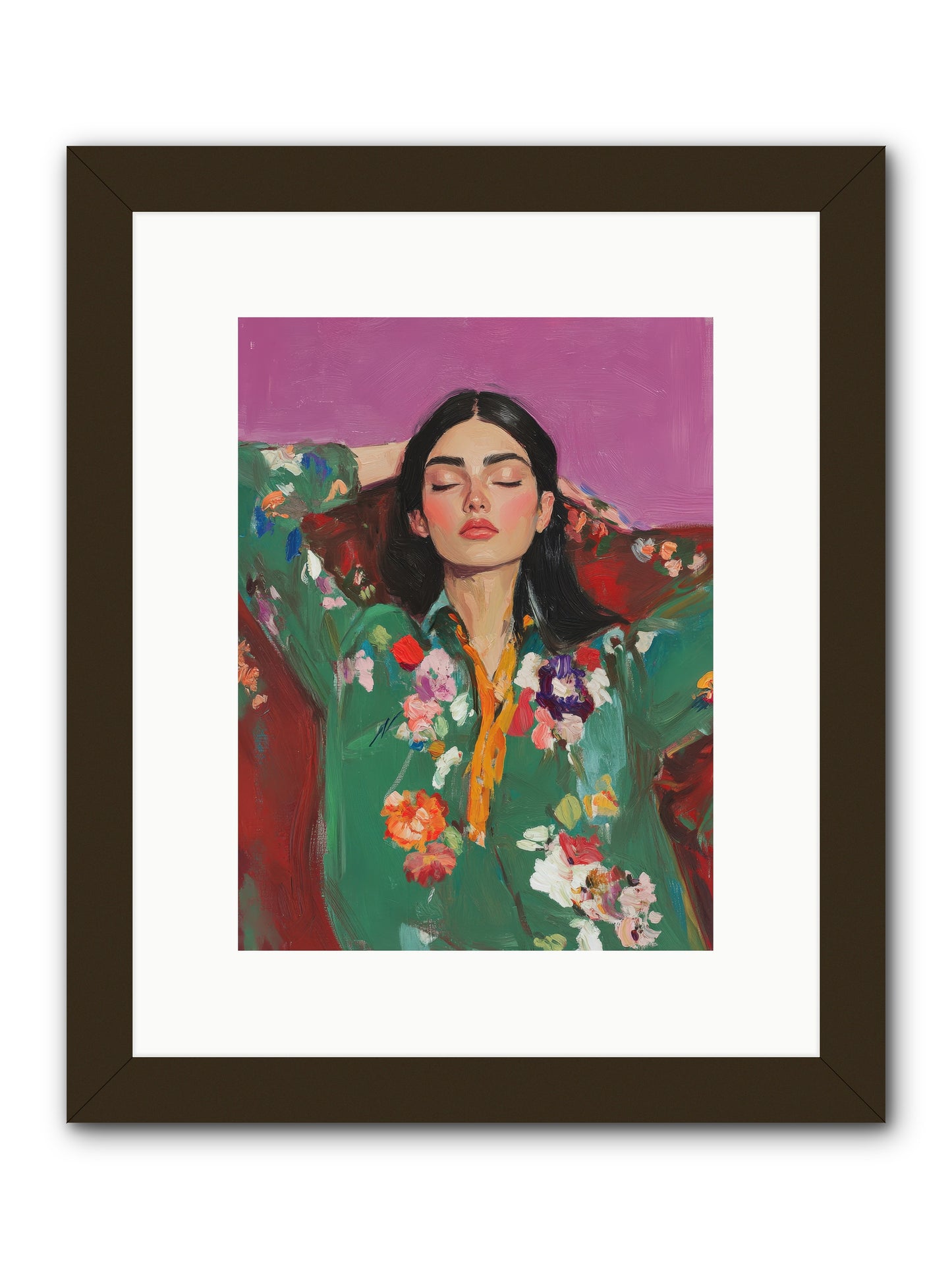 Octavia Wildrose-REZ -- Framed Print - Black 9x12