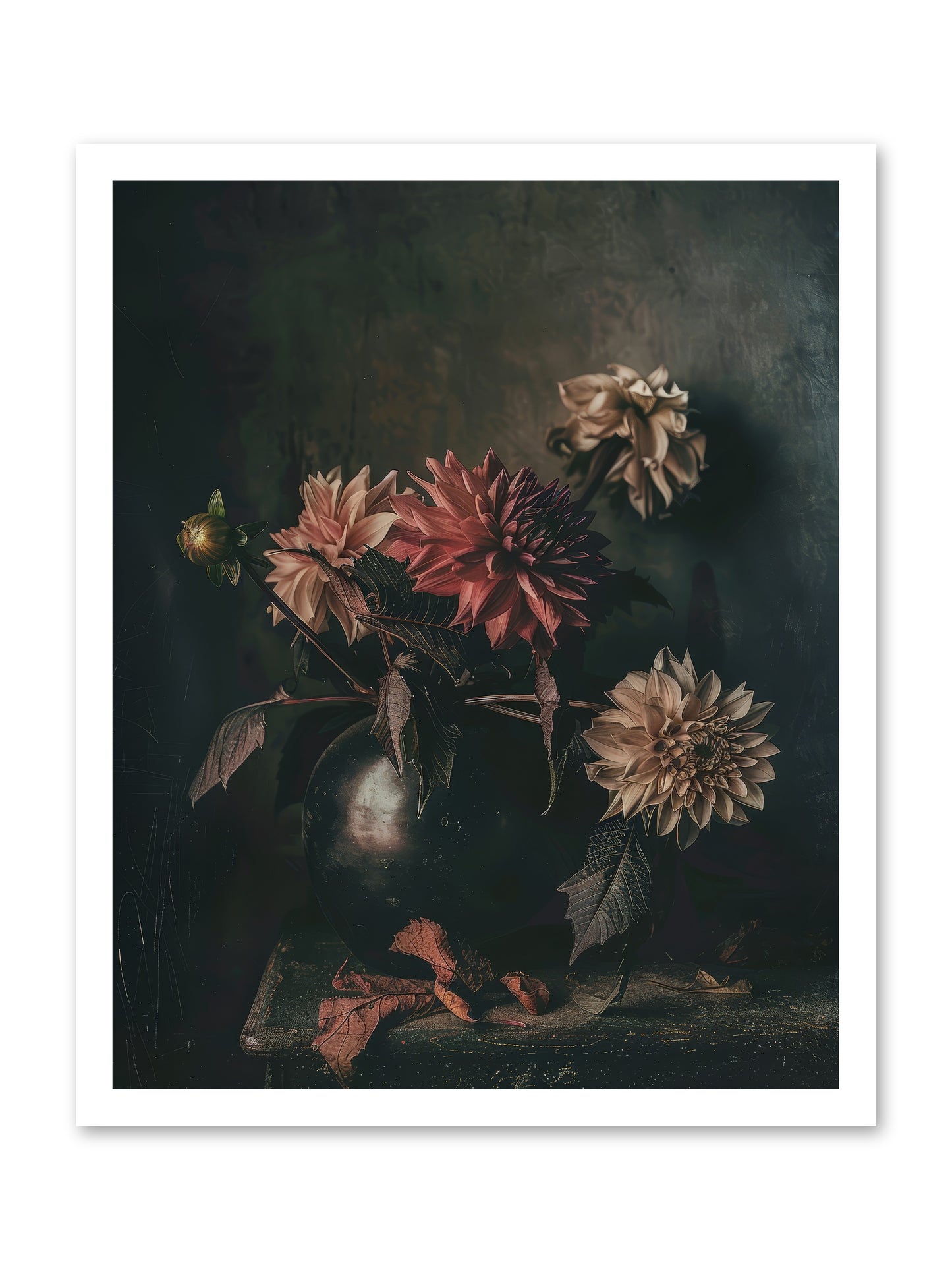 October Bloom -- Loose Canvas Print 20x25