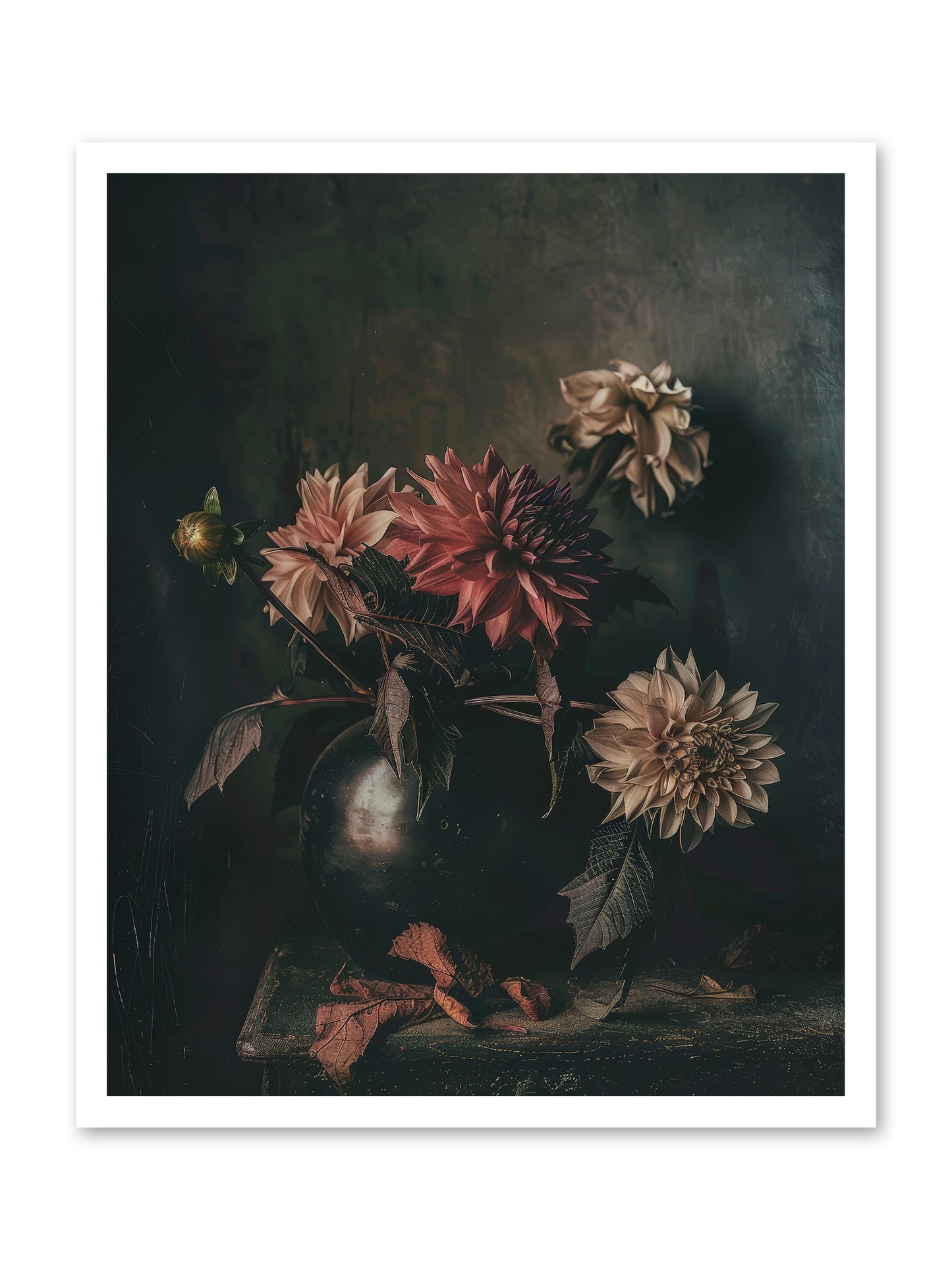 October Bloom -- Loose Canvas Print 24x30