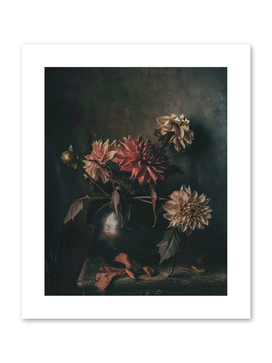 October Bloom -- Paper Print 8x10
