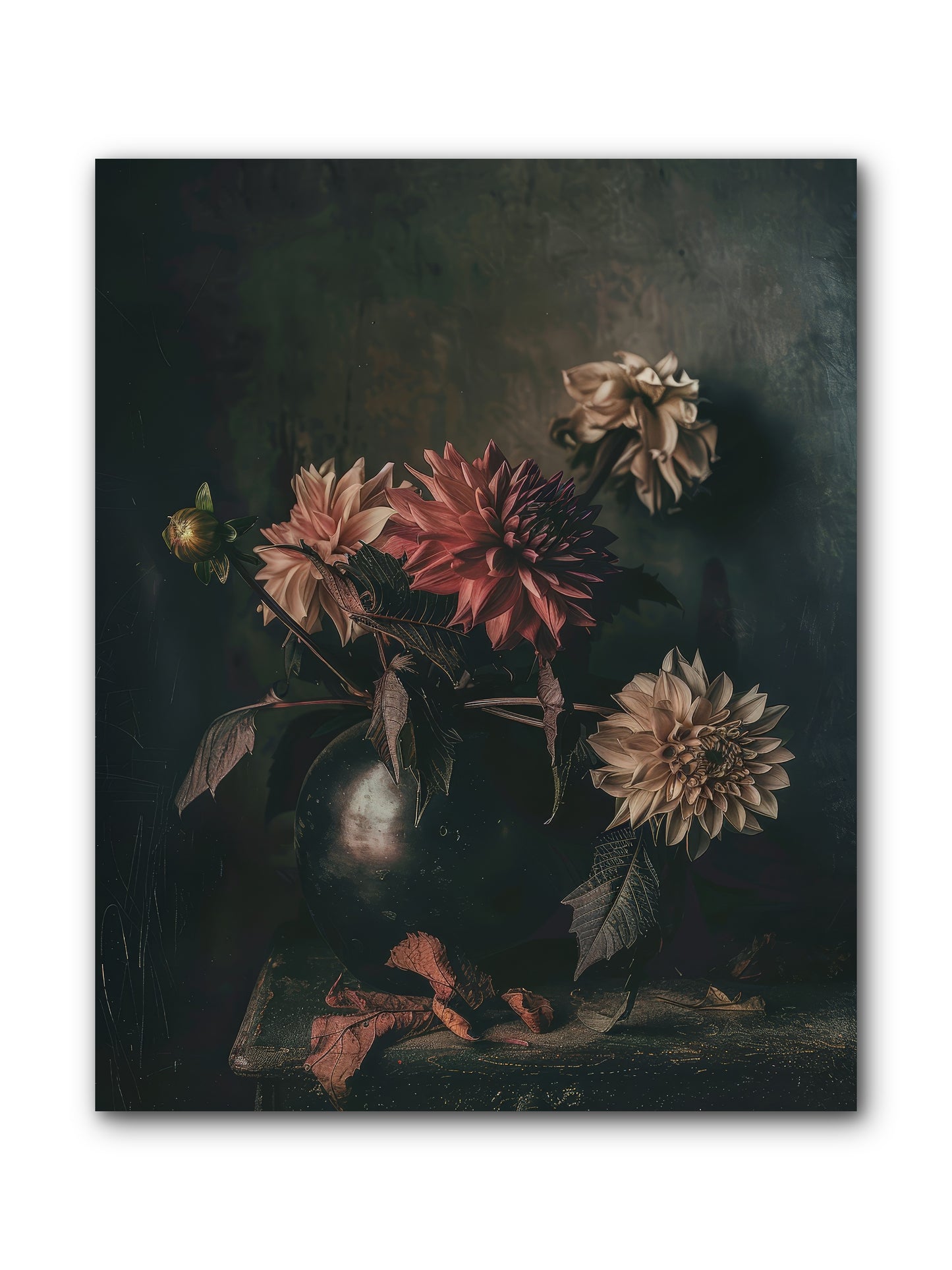 October Bloom -- Wrapped Canvas 8x10