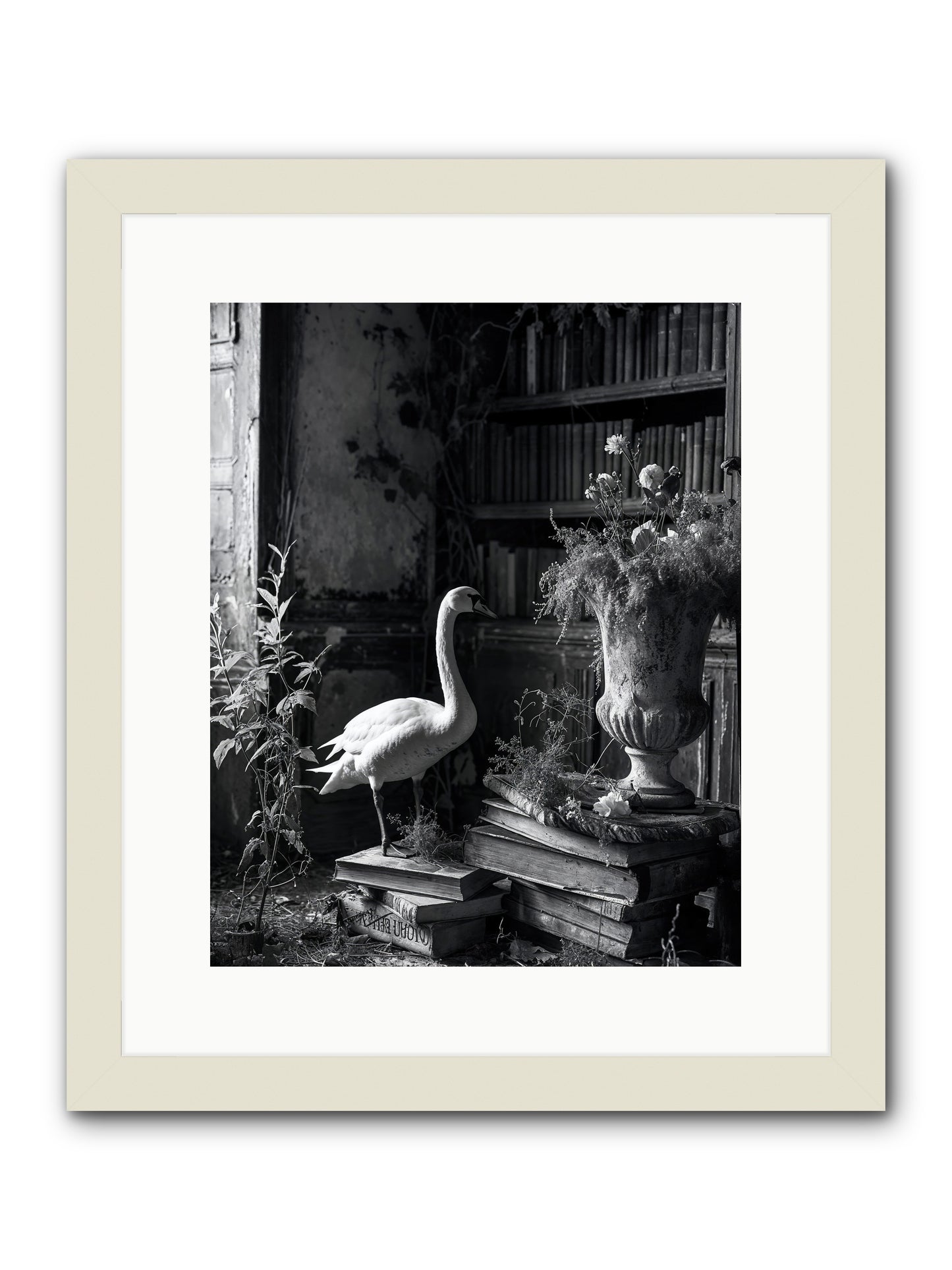 Of The Glen -- Framed Print - White 12x15